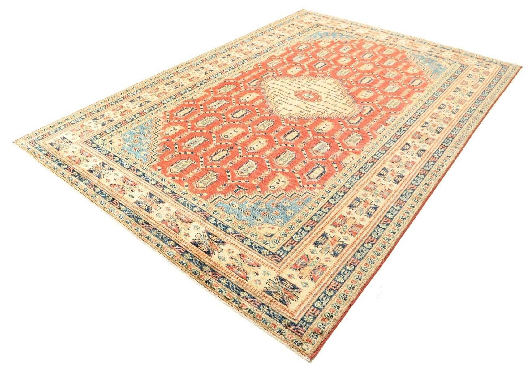 Kazak Orientteppich 207 x 308 cm, handgeknüpft, Schurwolle