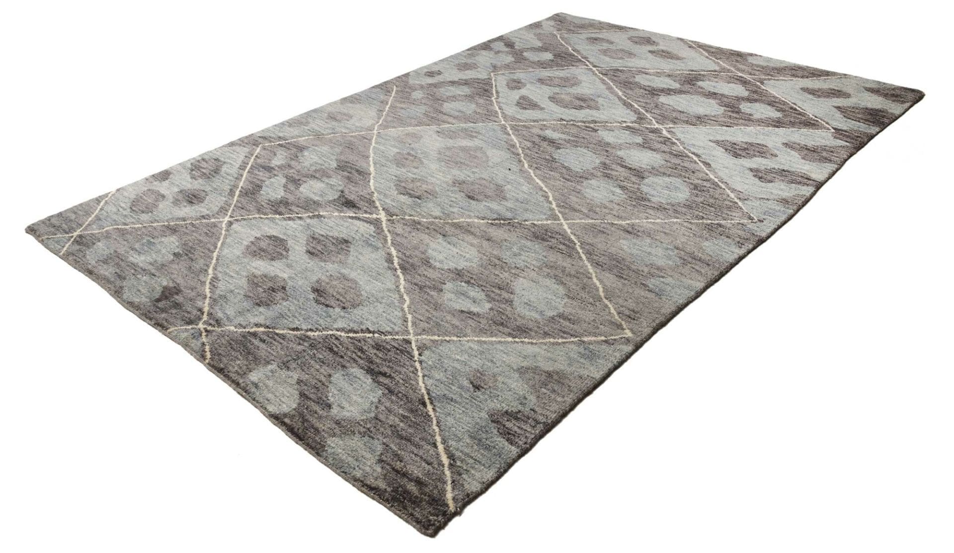Berber Orientteppich 204 x 309 cm aus Schurwolle, handgeknüpft