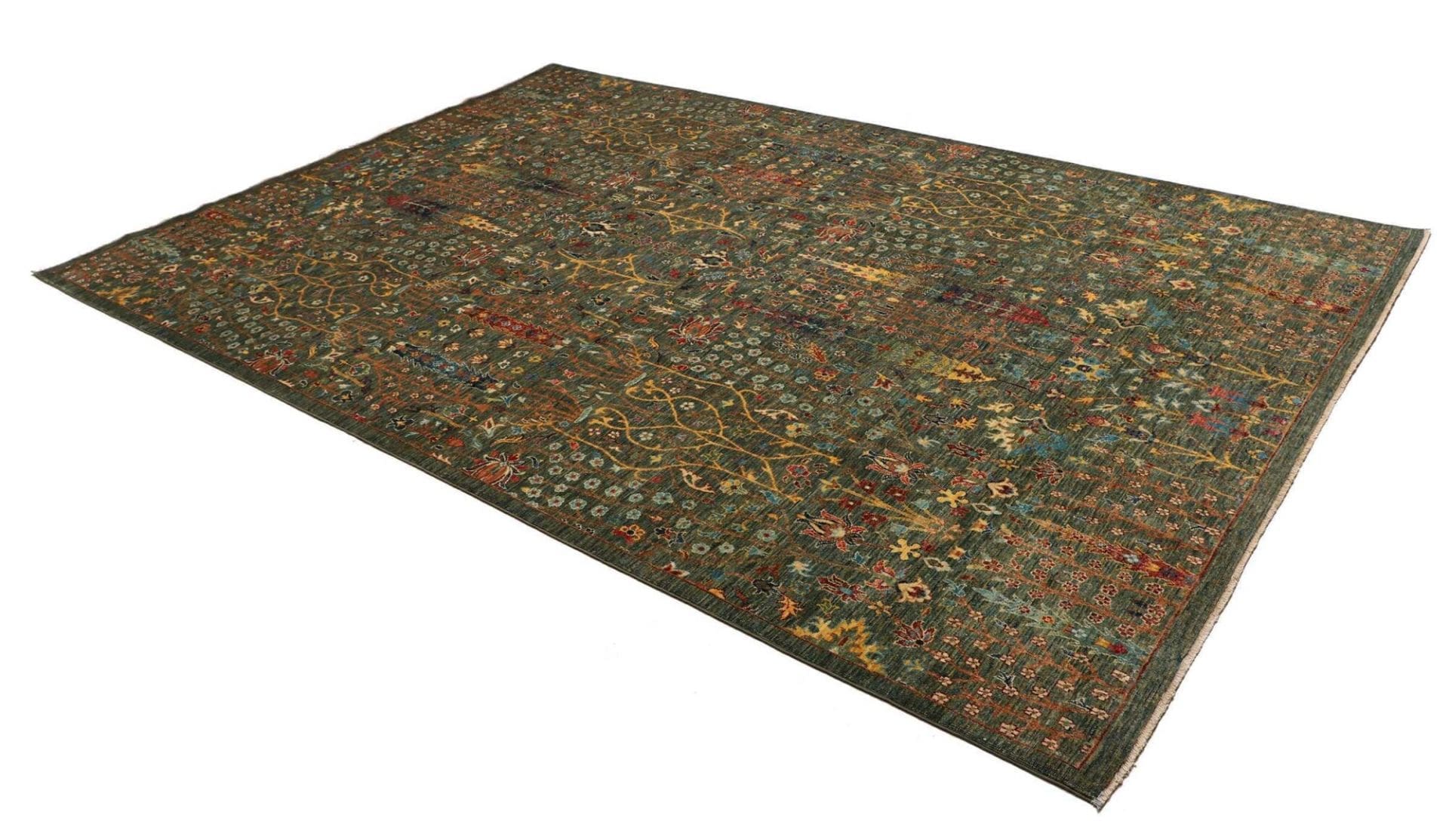 Samarkand Orientteppich 208 x 307cm, Schurwolle, handgeknüpft