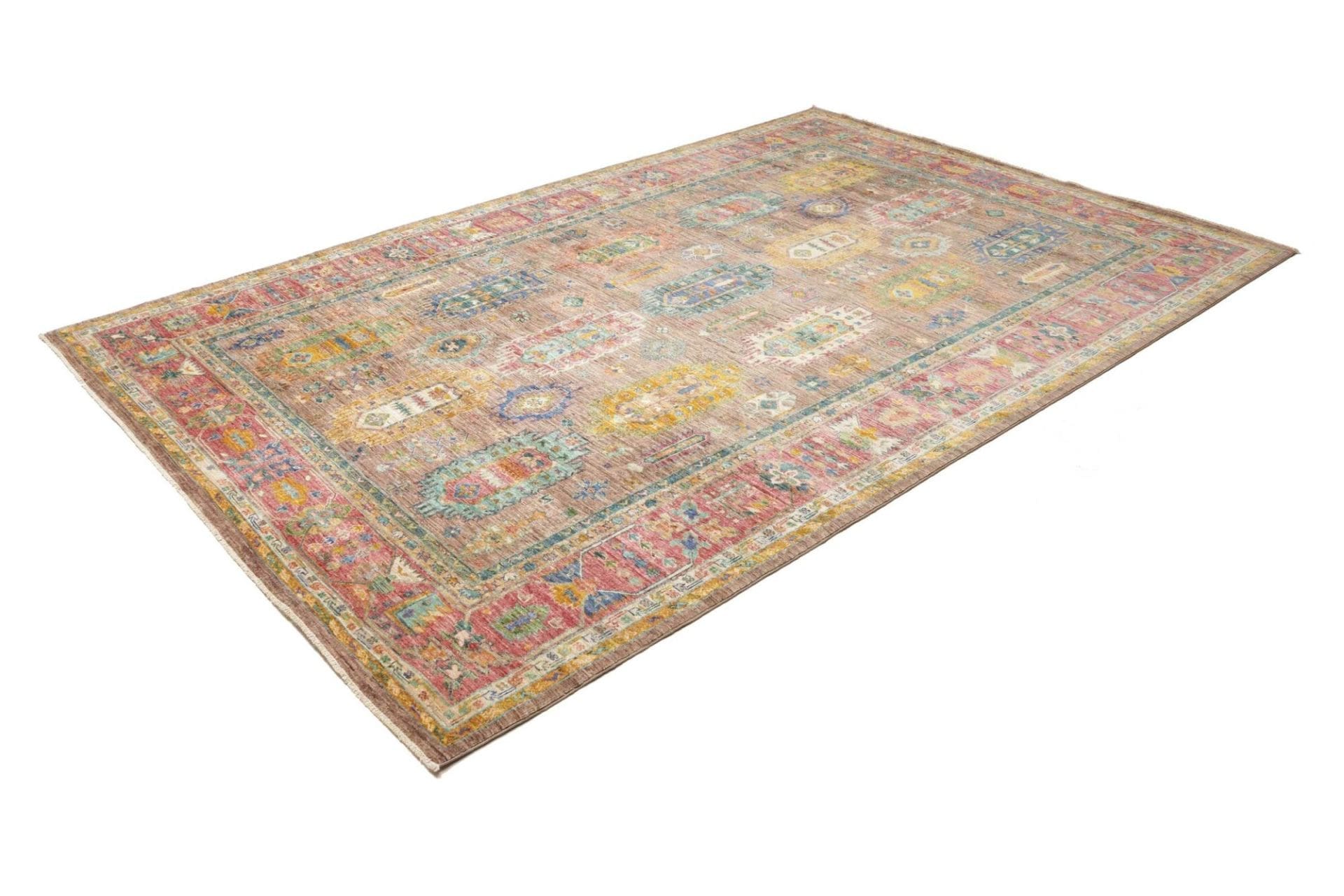 Samarkand Orientteppich 207 x 302cm, Schurwolle, handgeknüpft