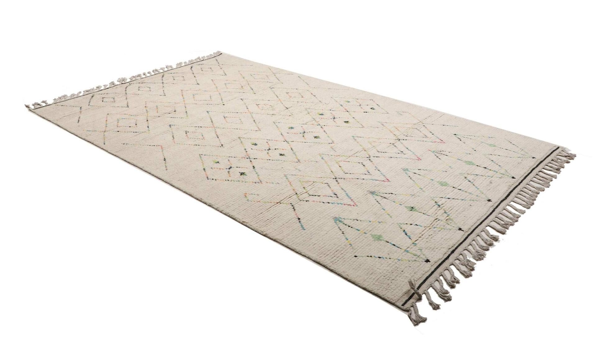 Berber Orientteppich 187 x 299cm aus Schurwolle, handgeknüpft