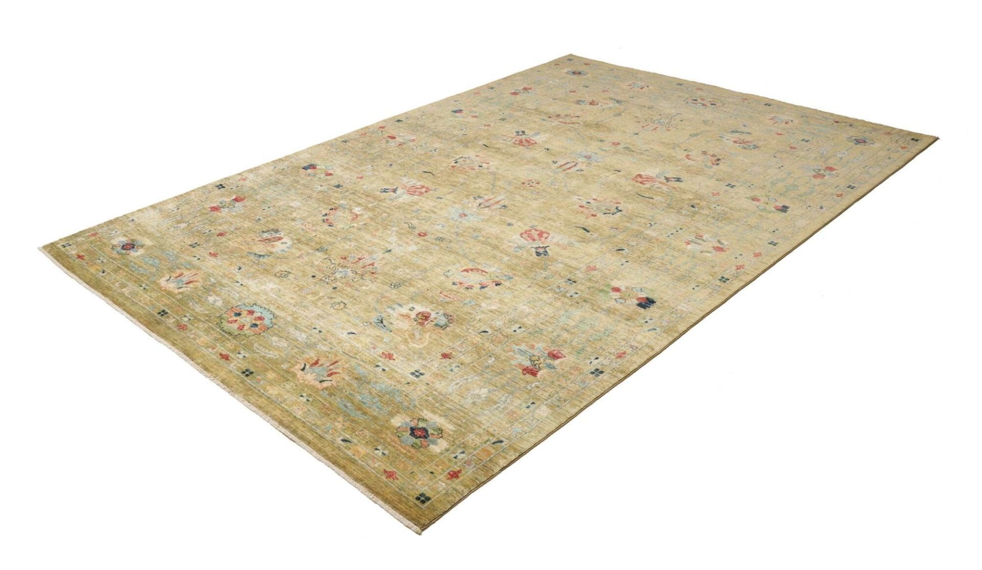 Ziegler Teppich 205 x 298cm, Schurwolle, handgeknüpft, Orientteppich