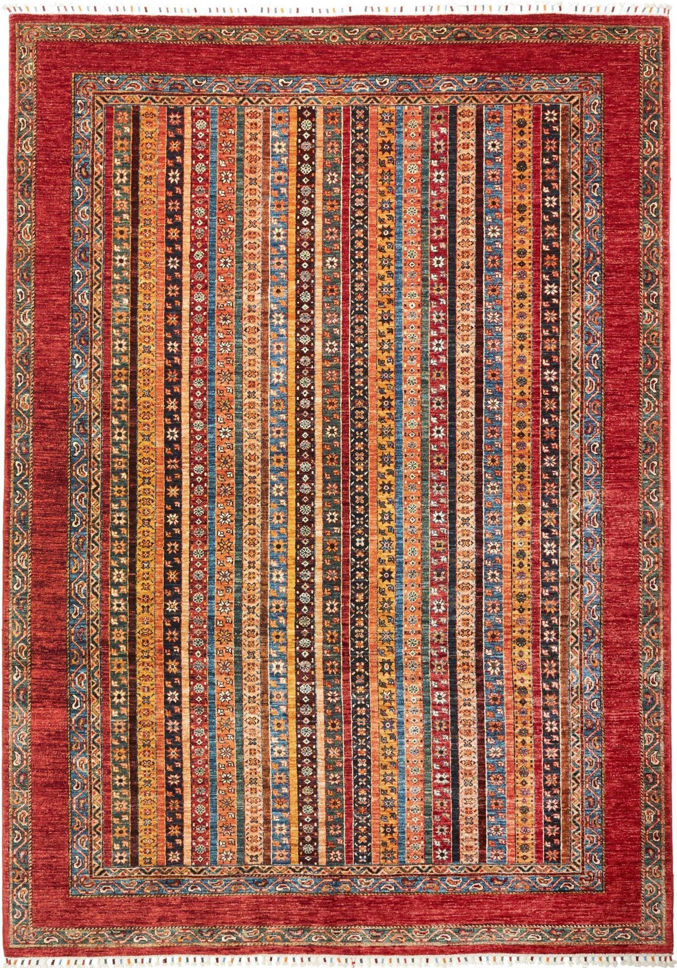 Ziegler Orientteppich 222 x 307cm - Handgeknüpft, Schurwolle