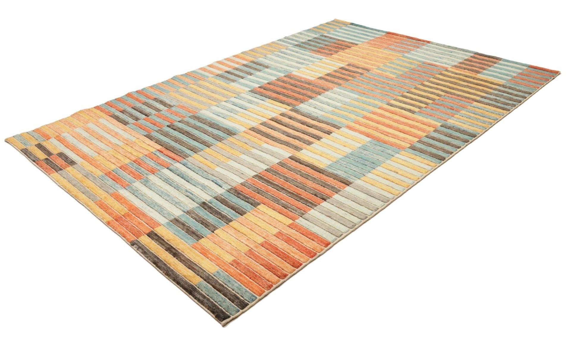 Ziegler Orientteppich 205 x 286 cm aus Schurwolle, handgeknüpft