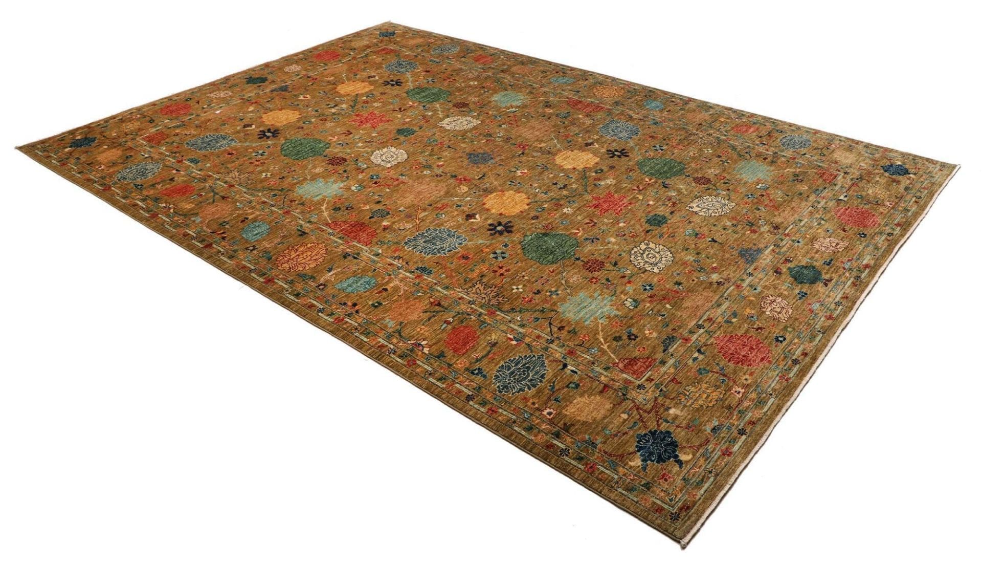 Orientteppich Samarkand 210 x 302 cm, Schurwolle, handgeknüpft