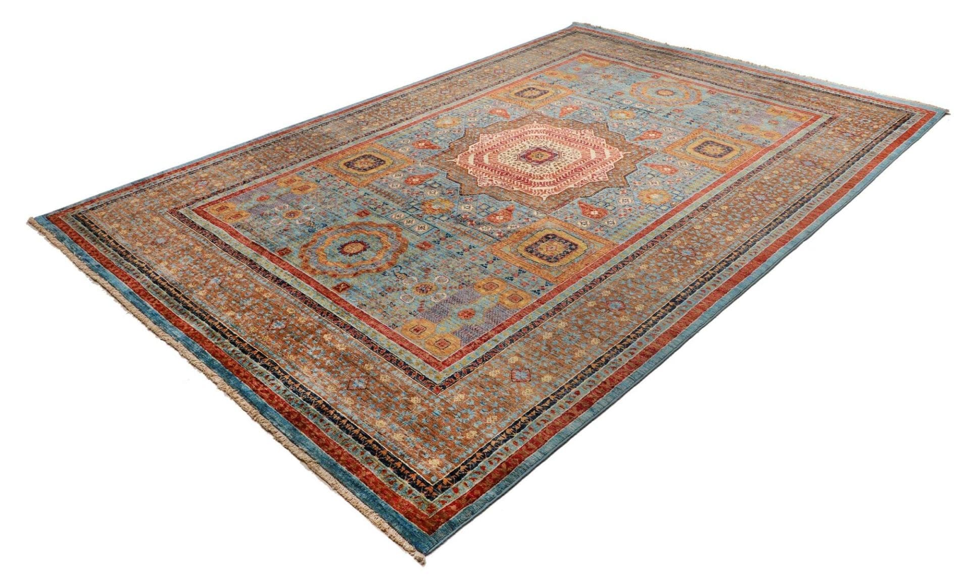 Mamluk Teppich 214 x 304cm – Handgeknüpft, hohe Qualität, Orientteppich