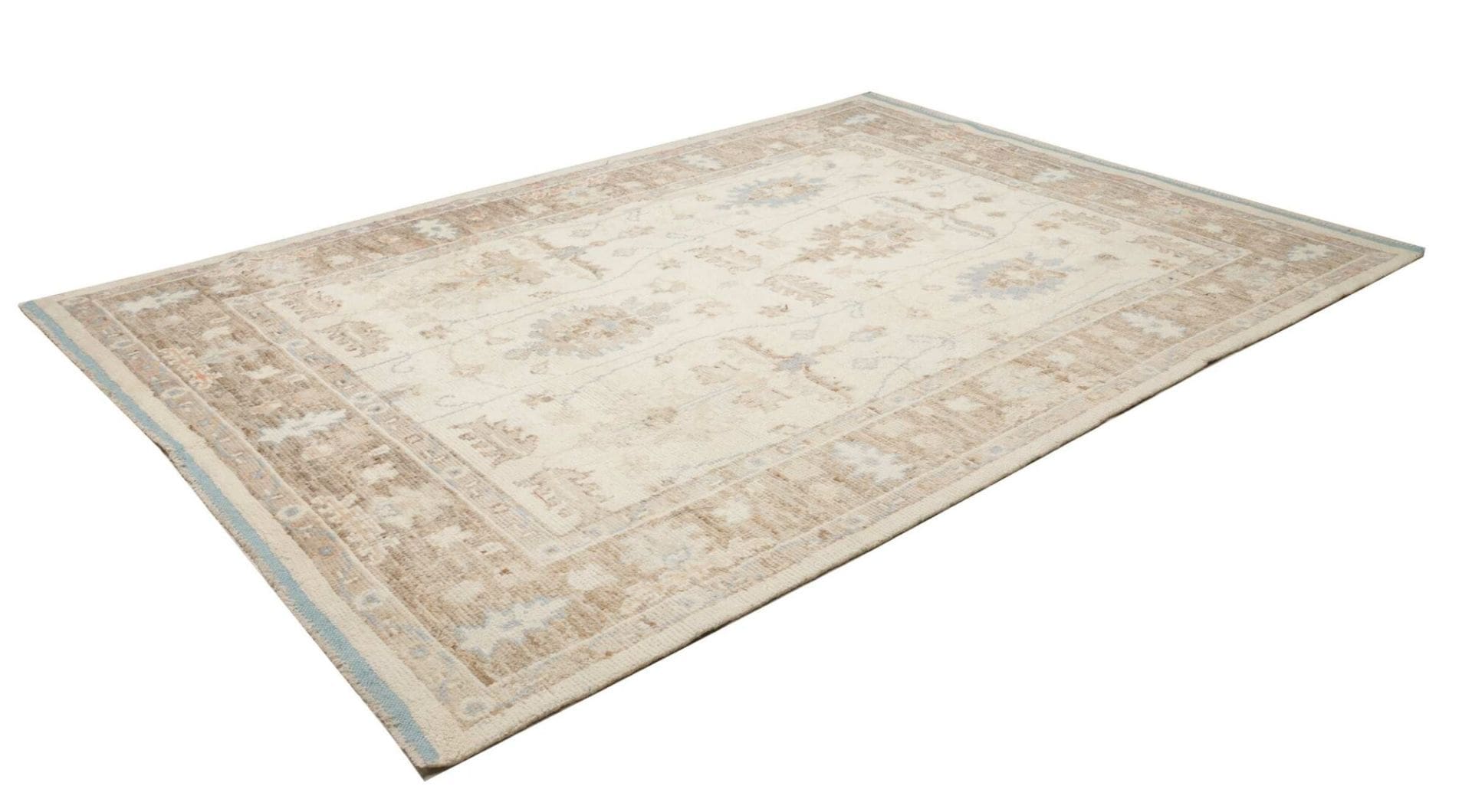 Ziegler Oushak Teppich 206 x 313cm – handgeknüpft, aus Schurwolle