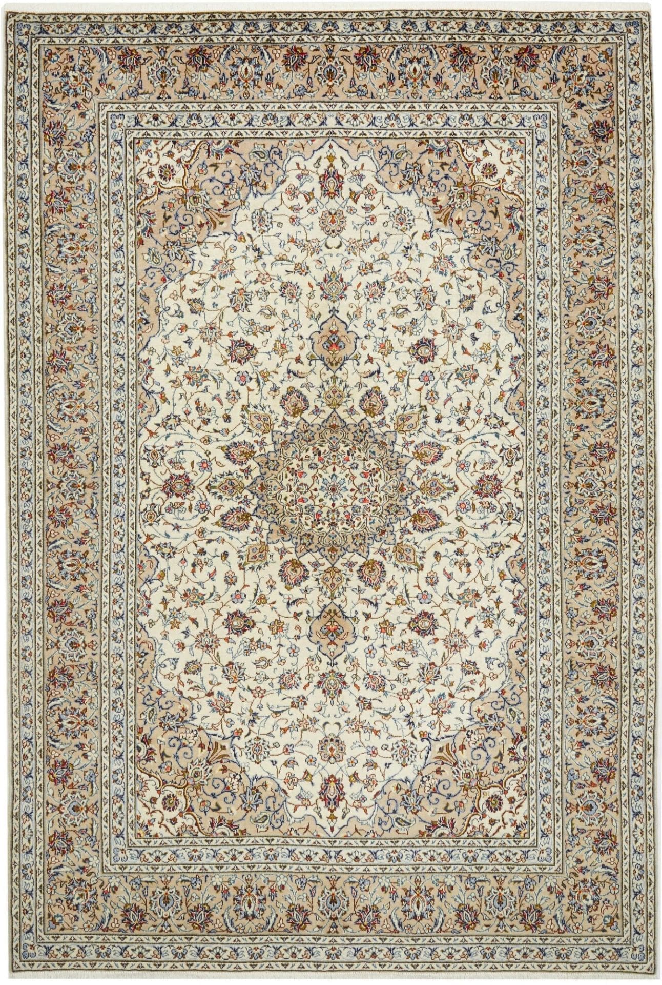 Kashan Teppich 206 x 300 cm - Handgeknüpft, Perserteppich
