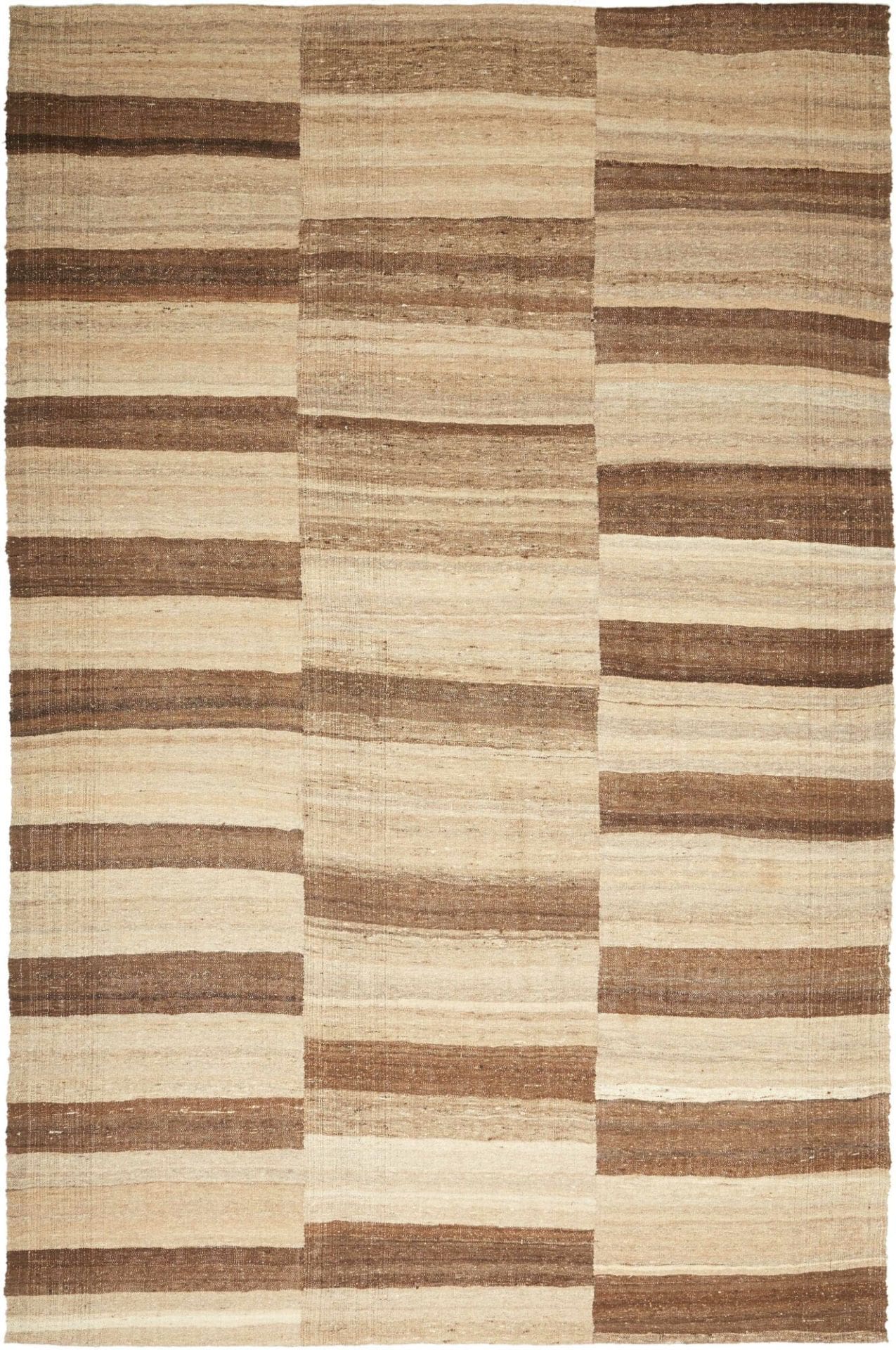 Kelim Teppich 203 x 300cm - Antik, handgewebt, rustikales Flair