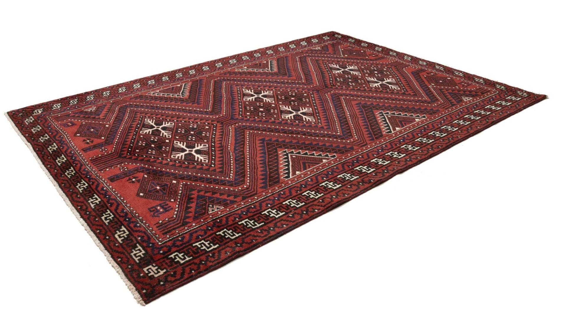 Orientteppich Lori 223 x 310 cm, geometrisch, Schurwolle, handgeknüpft