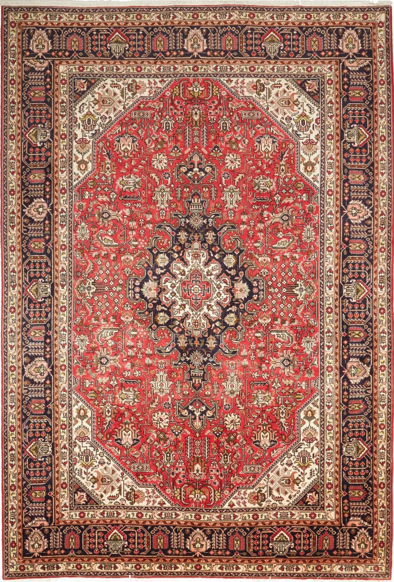 Orientteppich Täbriz 203 x 295cm, handgeknüpft, Schurwolle