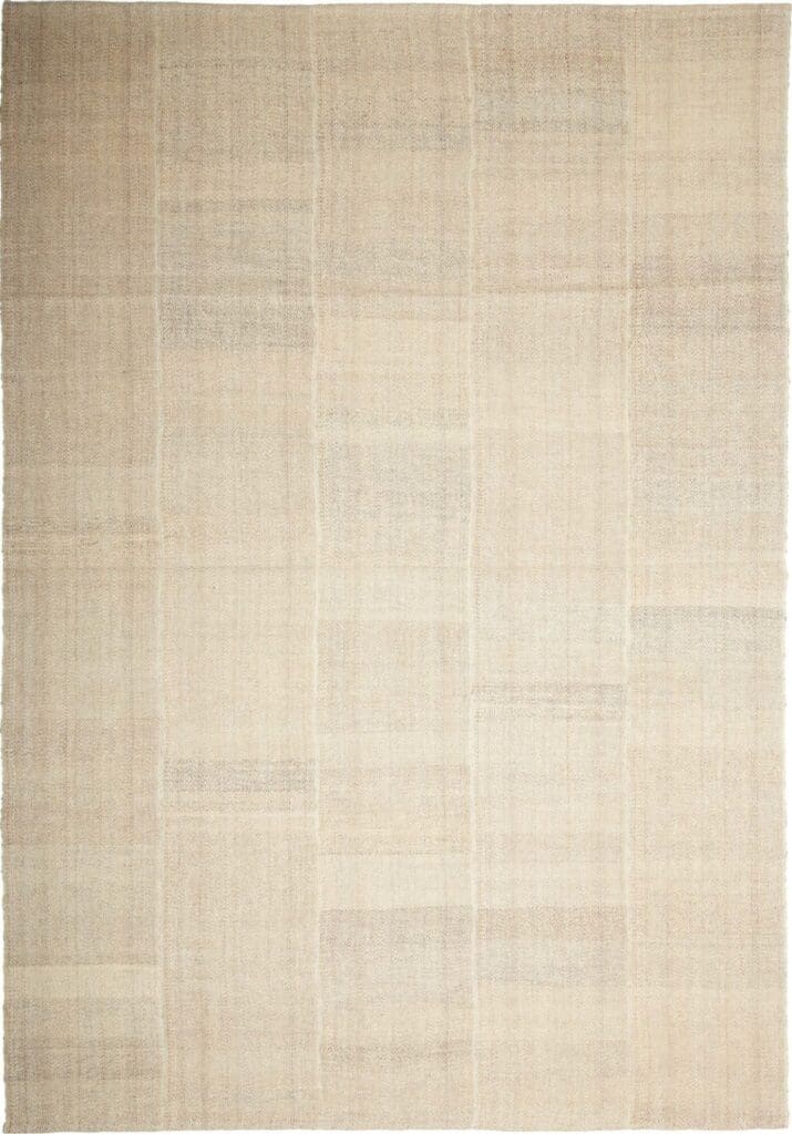 Kelim Teppich 208 x 295cm, handgewebt, rustikales Flair, warm