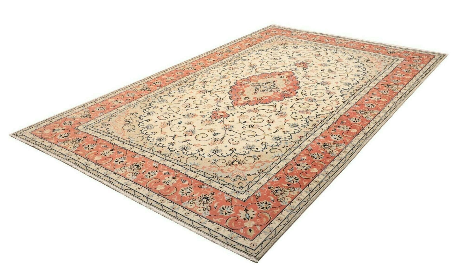 Kashan Teppich 195 x 300cm – Handgeknüpft, Perserteppich H1