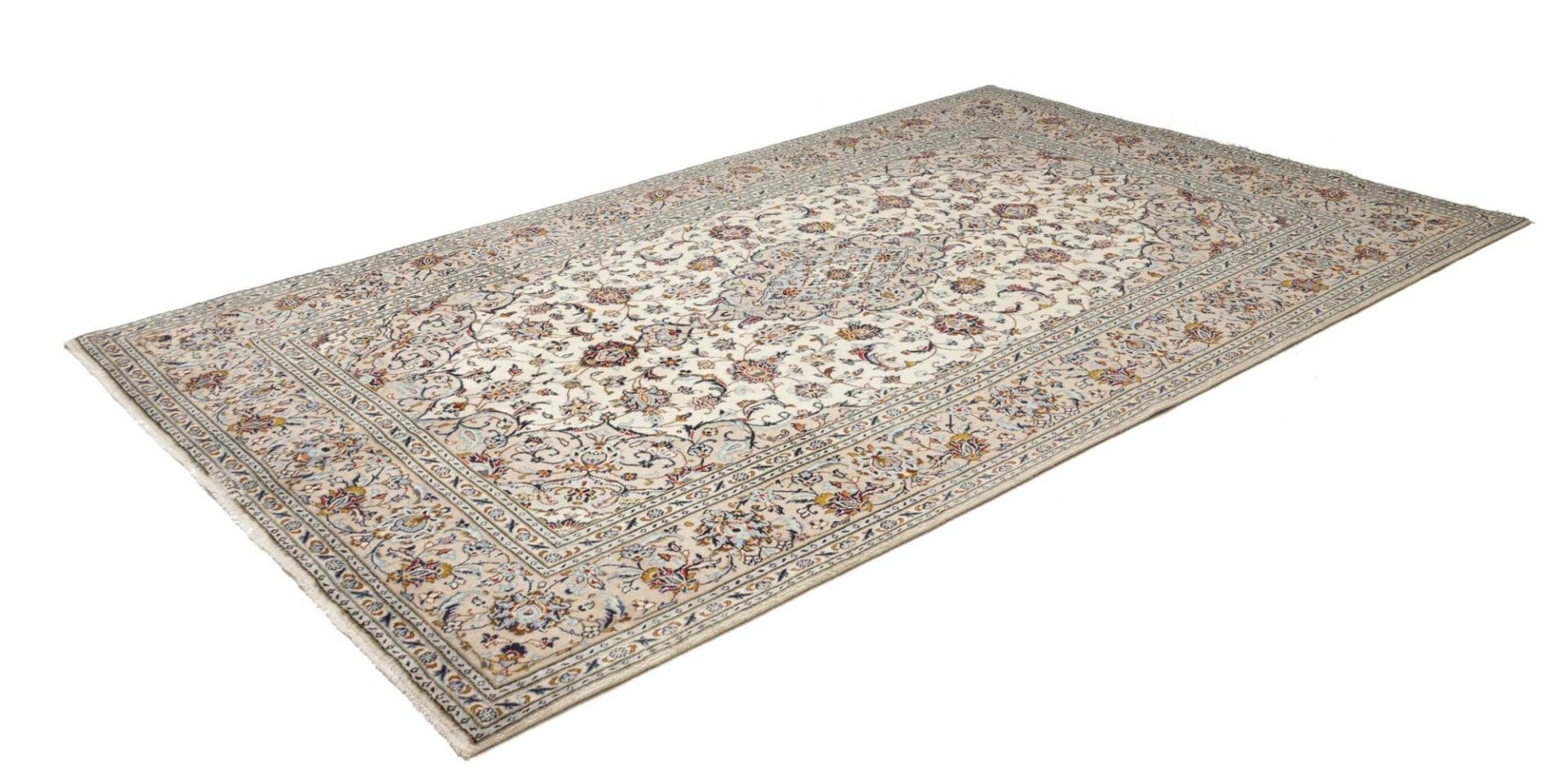 Kashan Teppich 200 x 310 cm, Schurwolle, handgeknüpft, Perserteppich