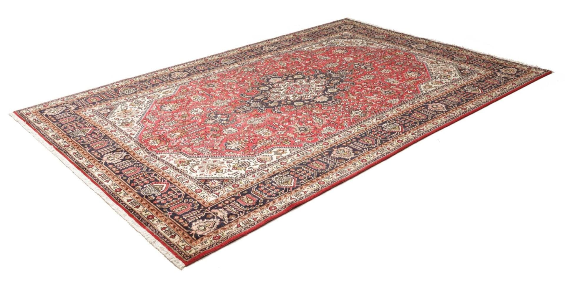 Orientteppich Täbriz 203 x 295cm, handgeknüpft, Schurwolle