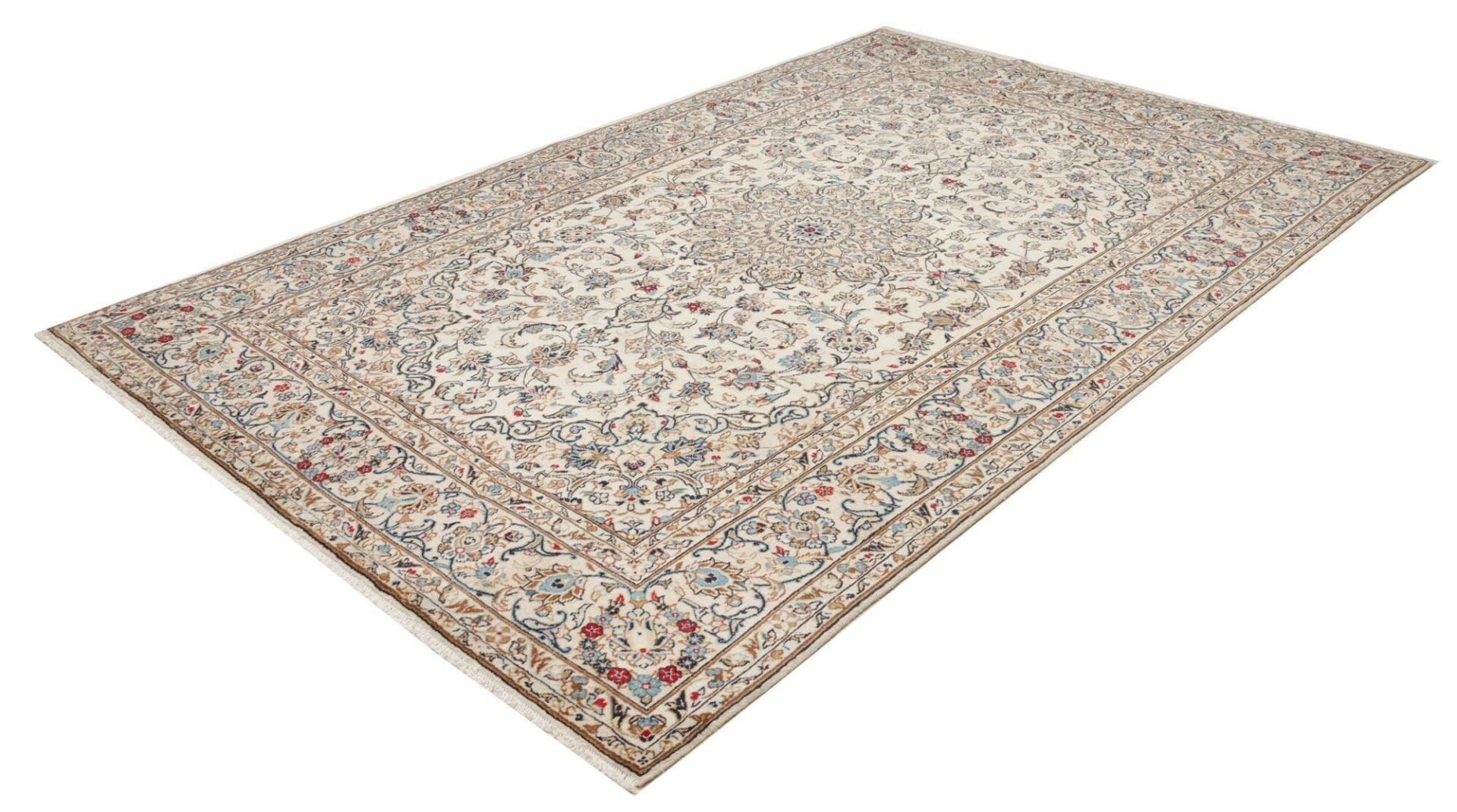 Kashan Teppich 196 x 300cm, Schurwolle, handgeknüpft, Perserteppich