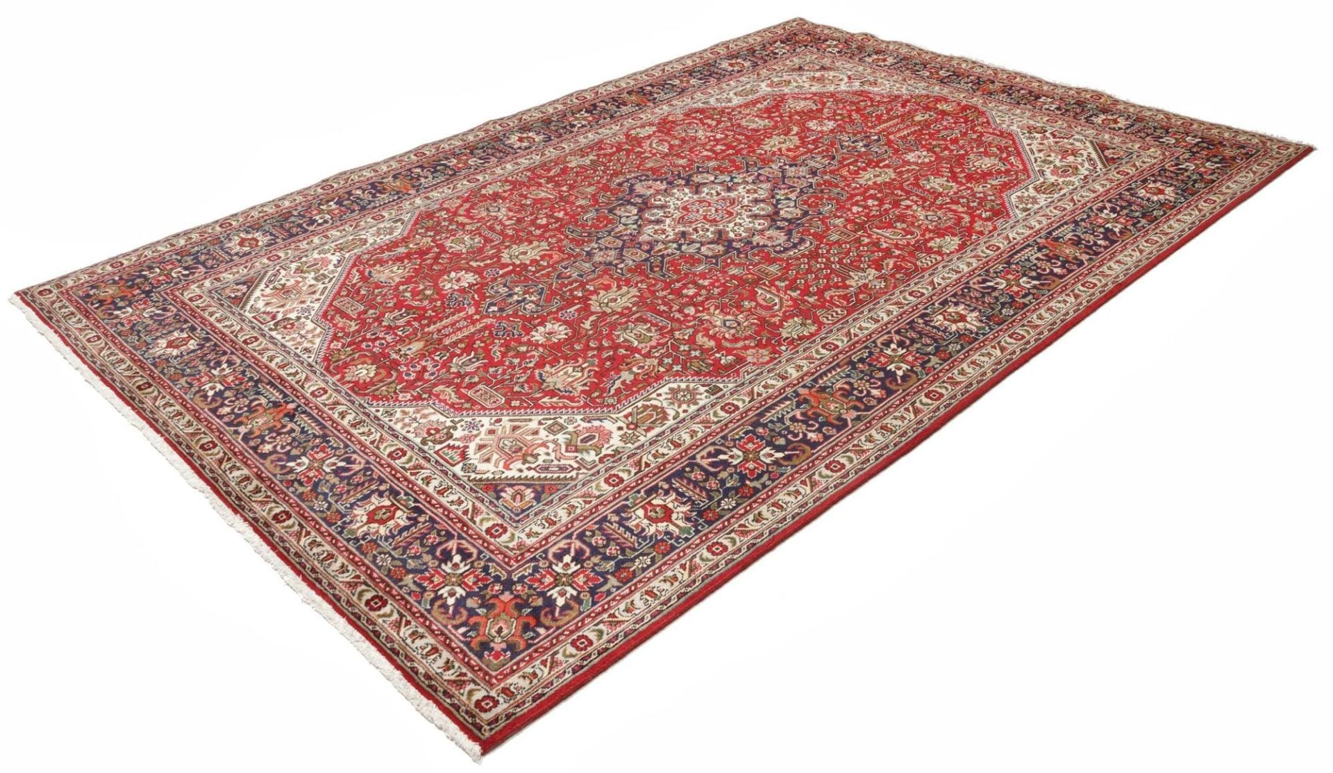 Orientteppich Täbriz 203 x 300 cm aus Schurwolle, handgeknüpft