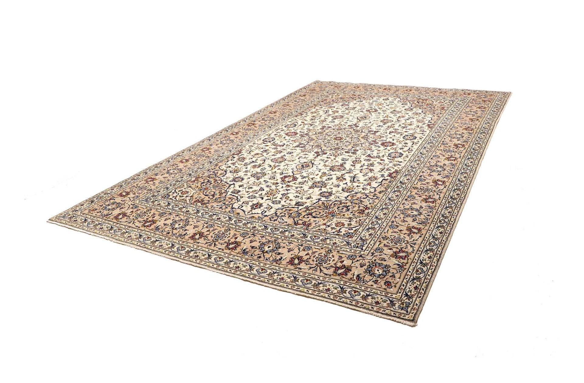 Kashan Teppich 205 x 322 cm – Handgeknüpft, Schurwolle, Perserteppich