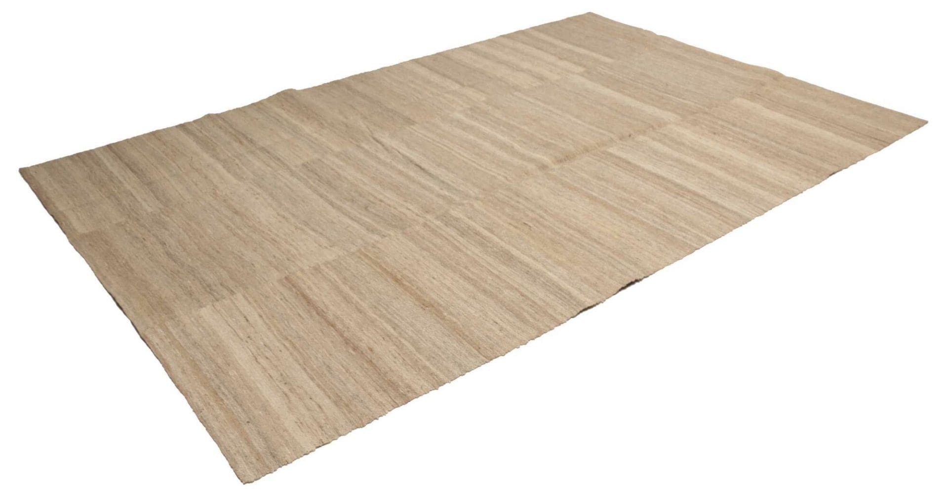 Kelim Teppich 201 x 302 cm, handgewebt, rustikales Flair, Schurwolle