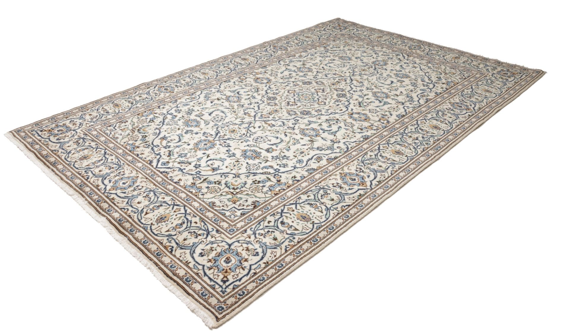 Kashan Teppich 199 x 300 cm, handgeknüpft, Schurwolle, Perserteppich