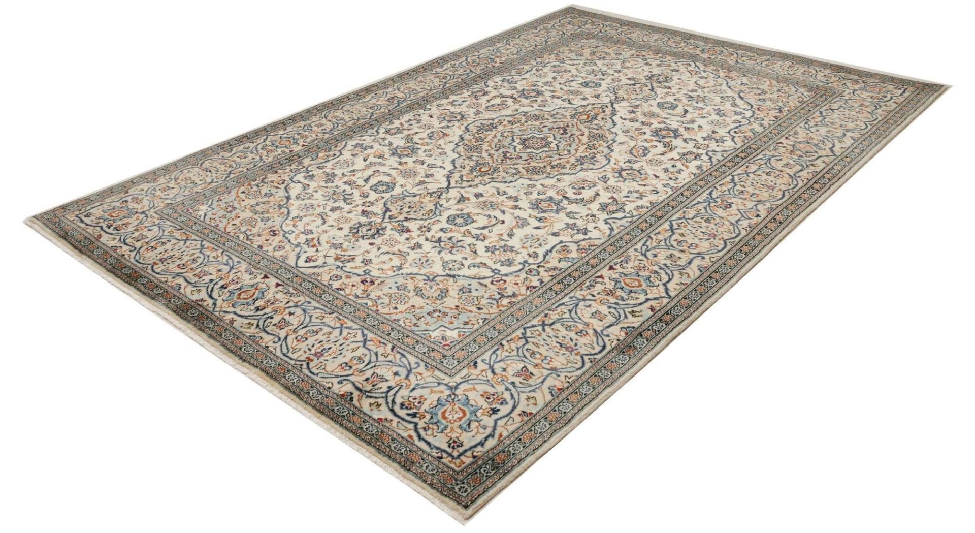 Kashan Teppich 203 x 297 cm – Exotisch, handgeknüpft, Perserteppich