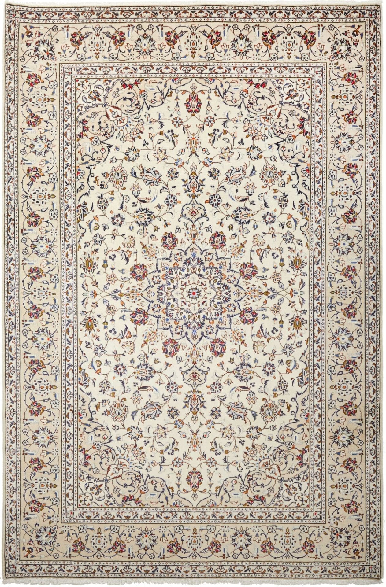 Kashan Teppich 203 x 300 cm – Handgeknüpft, Perserteppich, Schurwolle