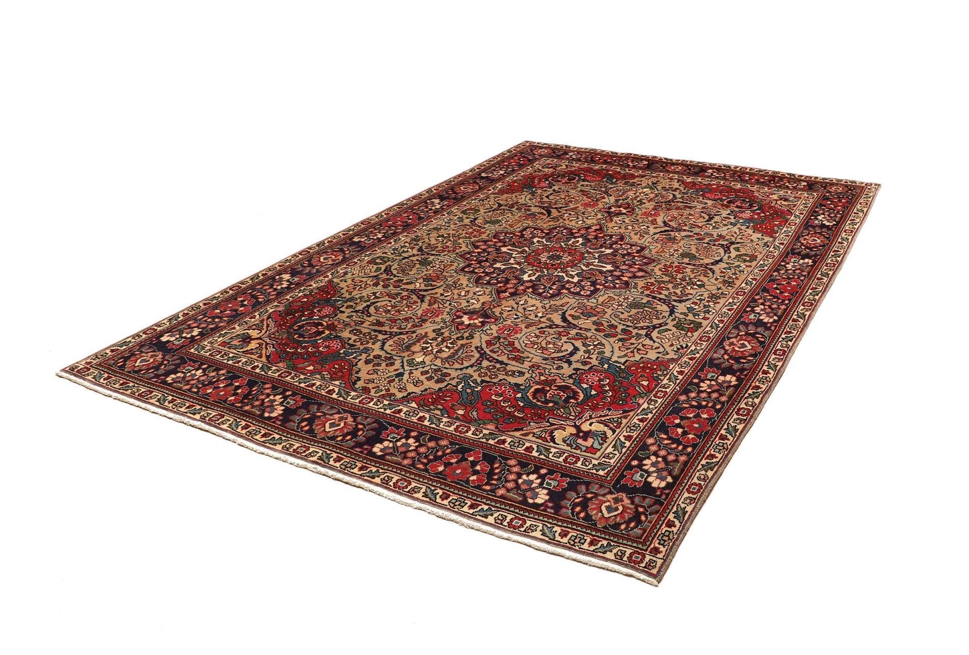 Täbriz Teppich 213 x 295 cm - Hochwertiger Perserteppich handgeknüpft