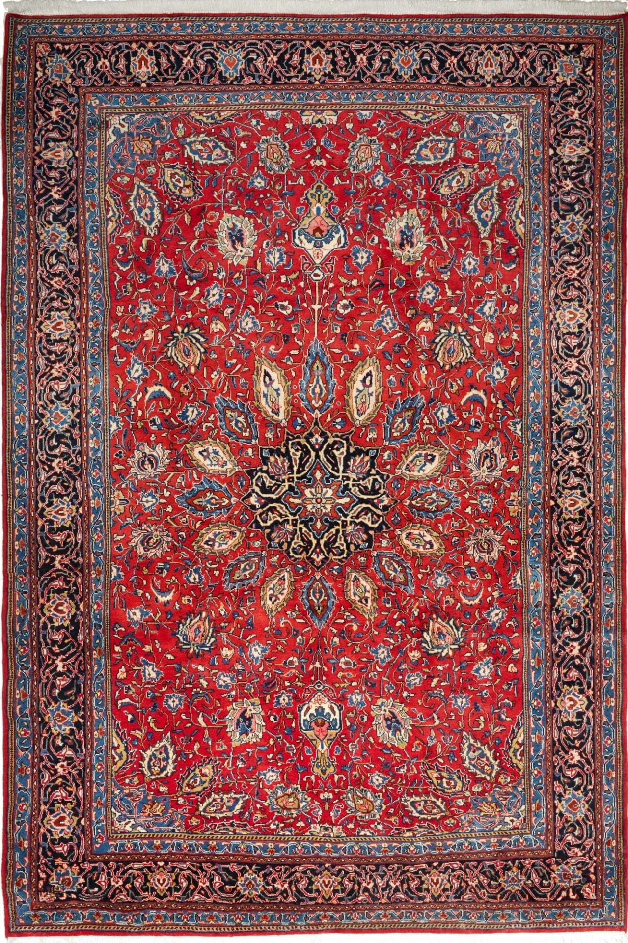Sarough Teppich 220 x 324cm, handgeknüpft, Schurwolle, orientalisch