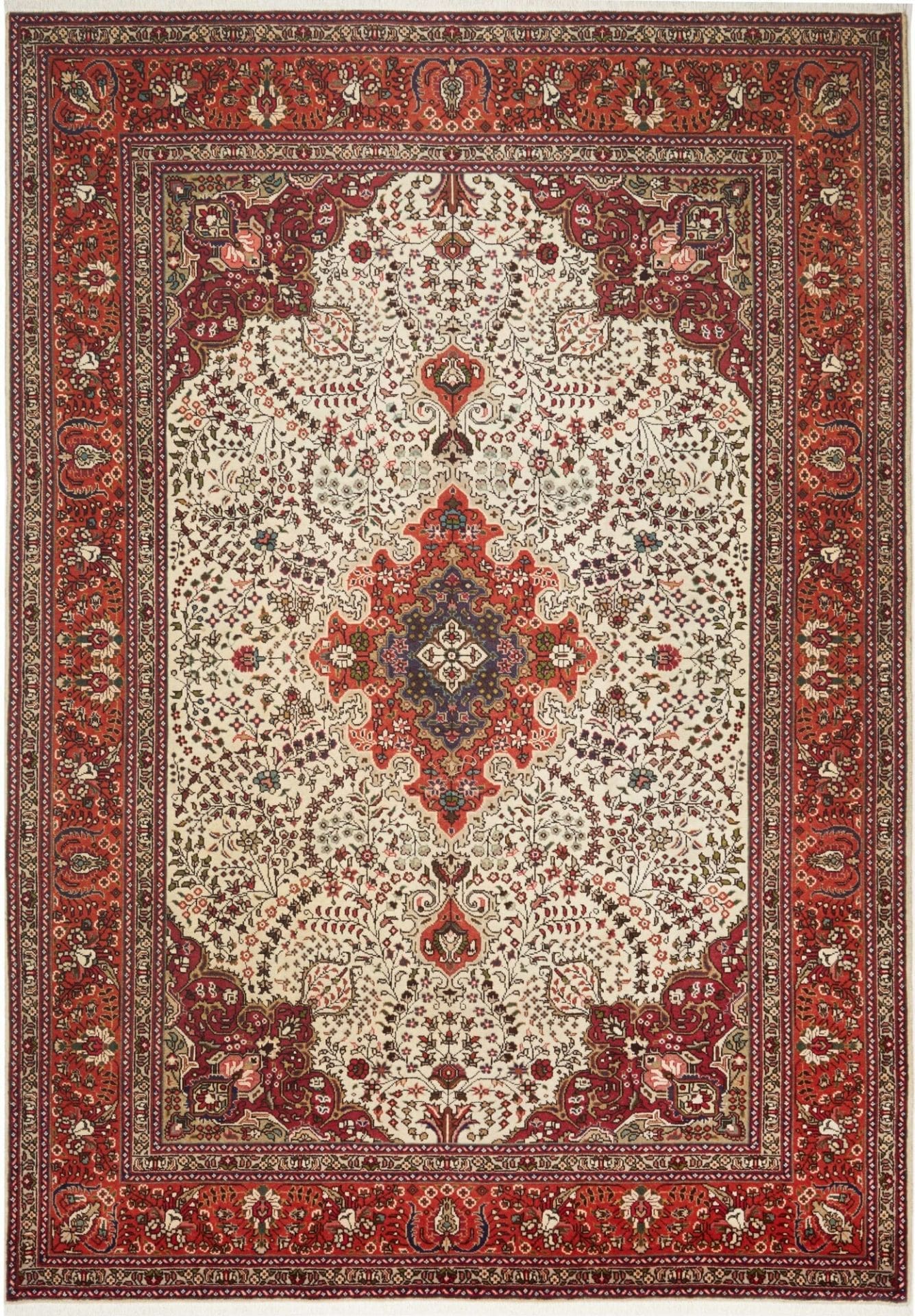 Orientteppich Täbriz 206 x 292 cm, Schurwolle, handgeknüpft H1