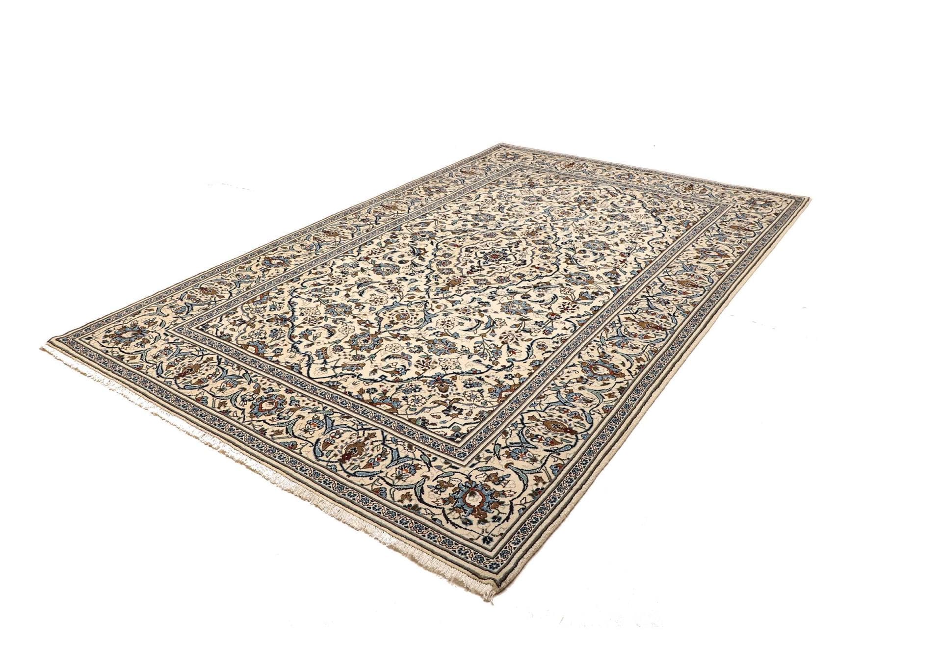 Kashan Teppich 199 x 310cm, handgeknüpft, Perserteppich, Wolle