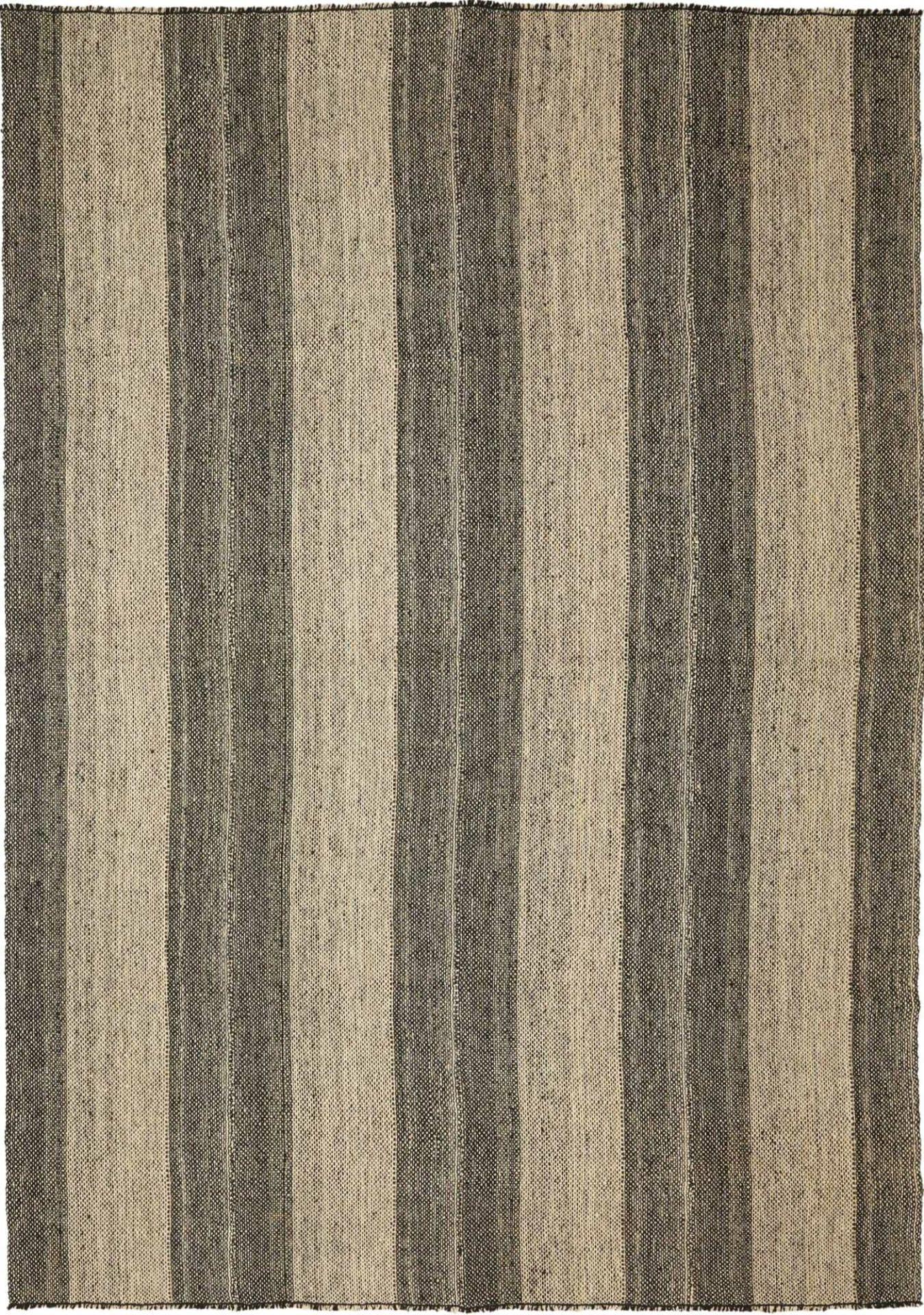 Kelim Teppich 206 x 290 cm, handgewebt, rustikales Flair