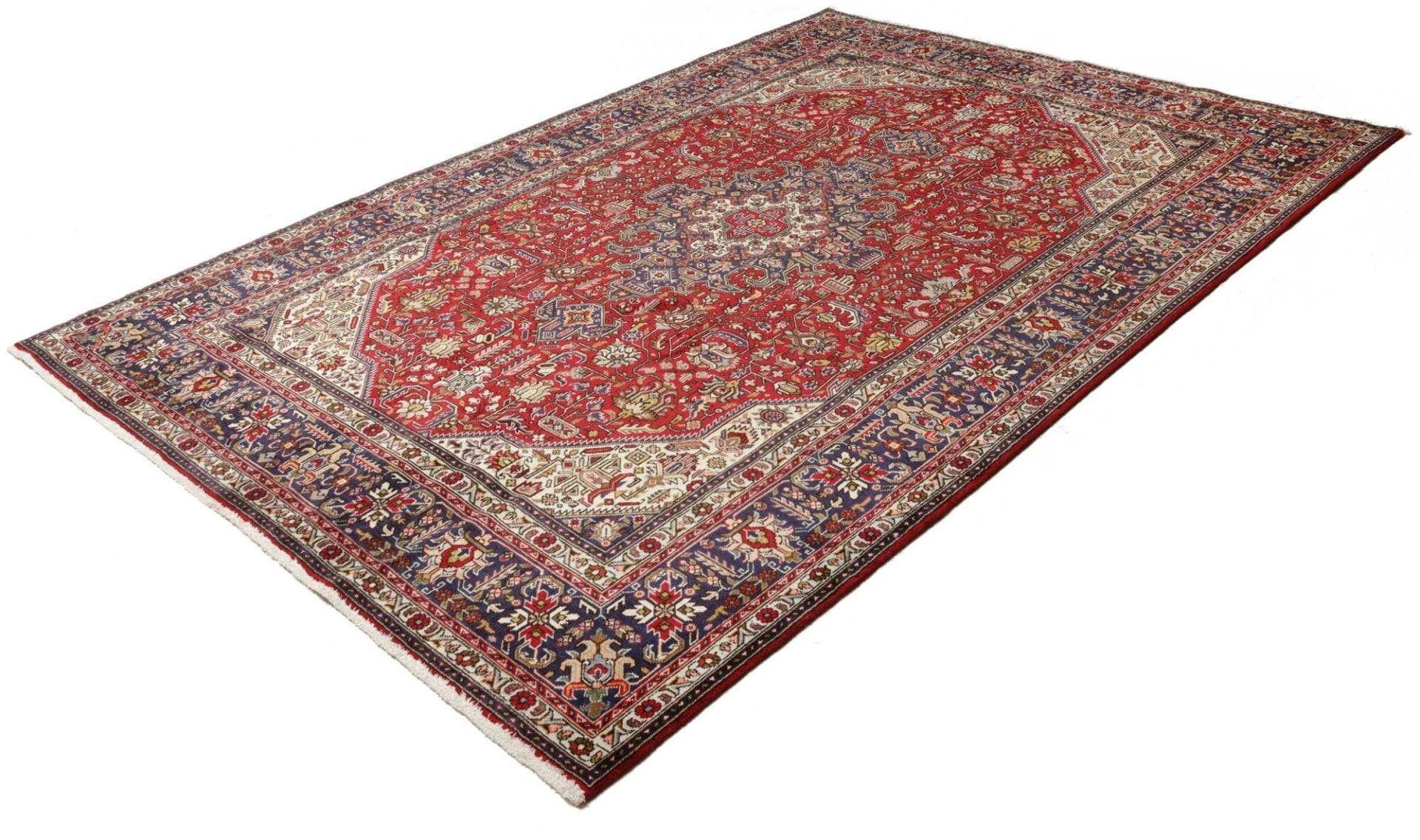 Orientteppich Täbriz 206 x 295 cm, handgeknüpft, Schurwolle