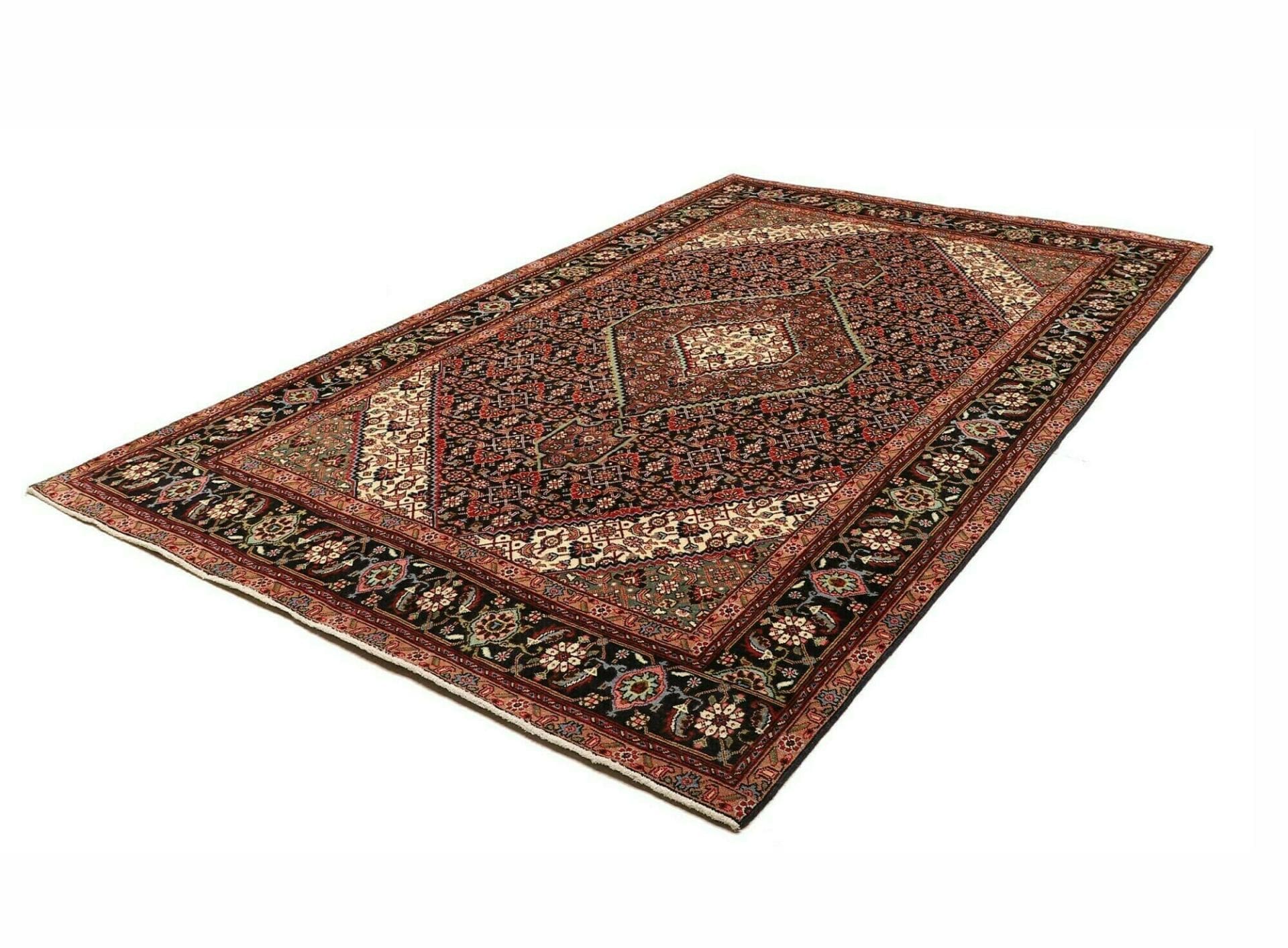Täbriz Teppich 203 x 308cm, Schurwolle, handgeknüpft, Perserteppich