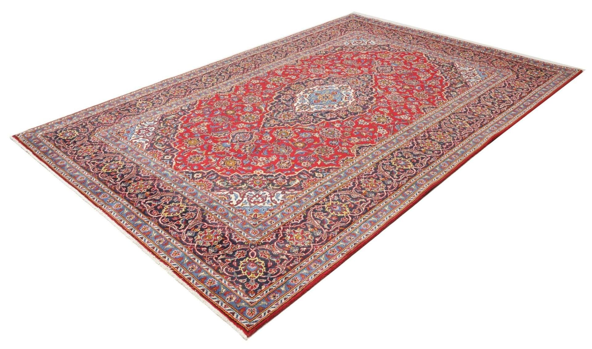 Kashan Teppich 201 x 298 cm – Handgeknüpft, Perserteppich