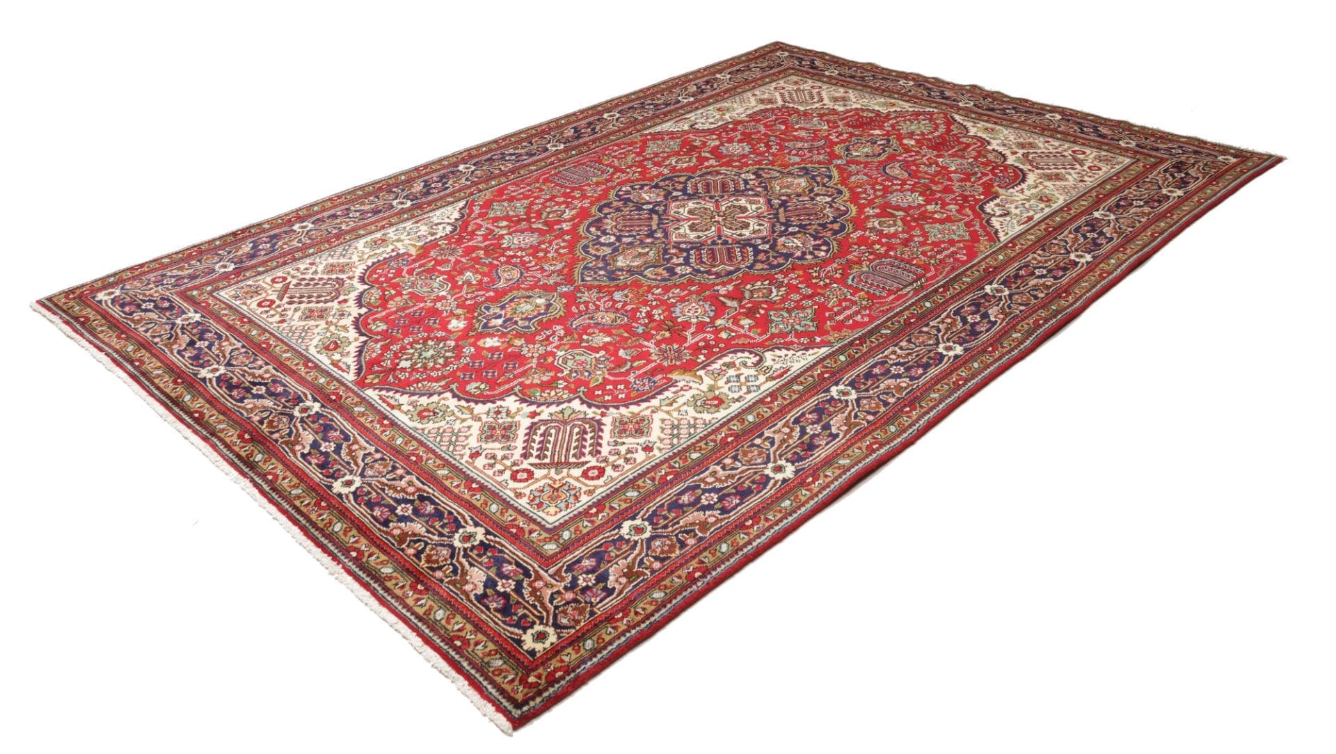 Täbriz Teppich 205x300 cm, handgeknüpft, Schurwolle, Mahi Design