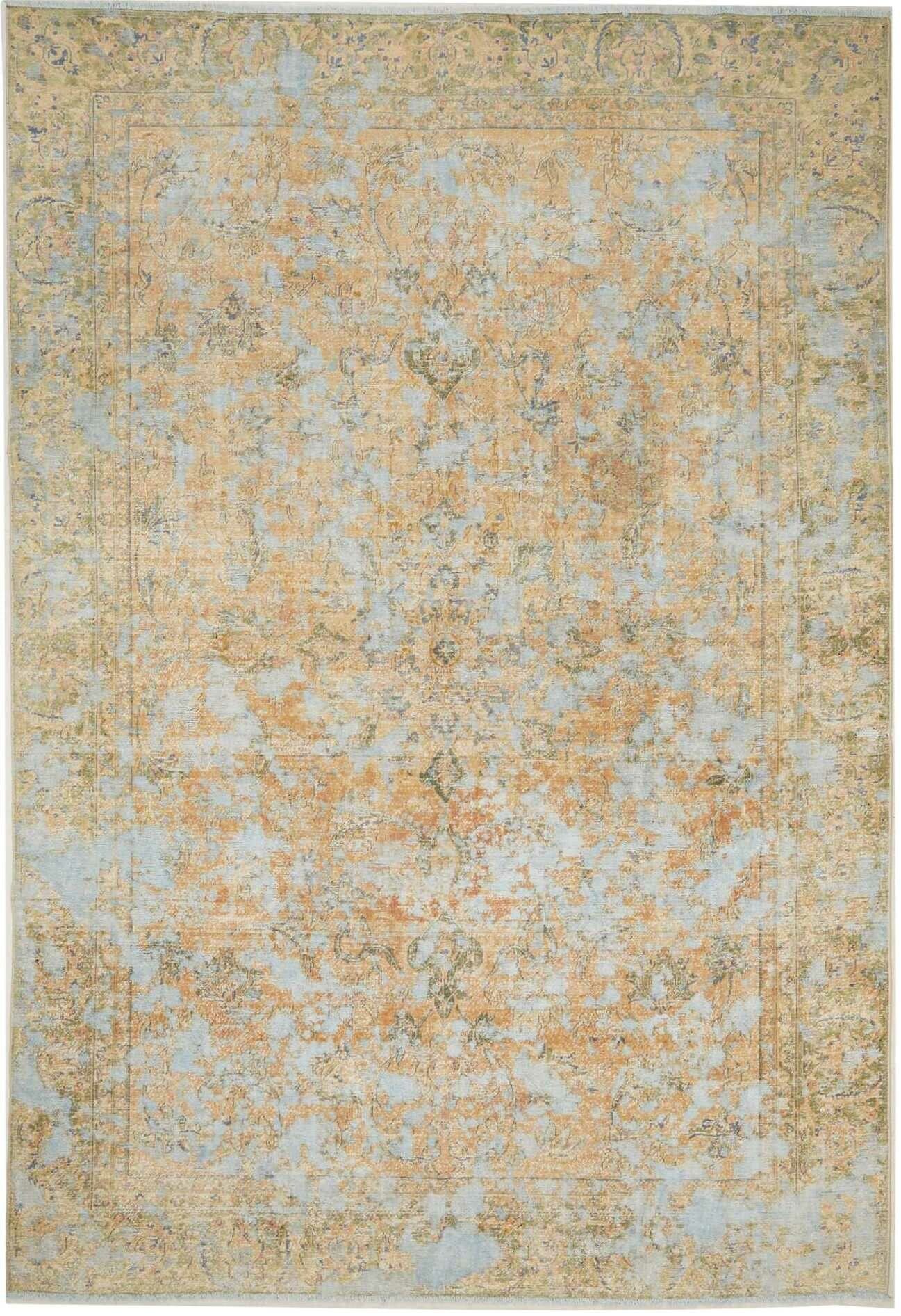 Vintage Orientteppich 197 x 285cm, handgeknüpft, Schurwolle