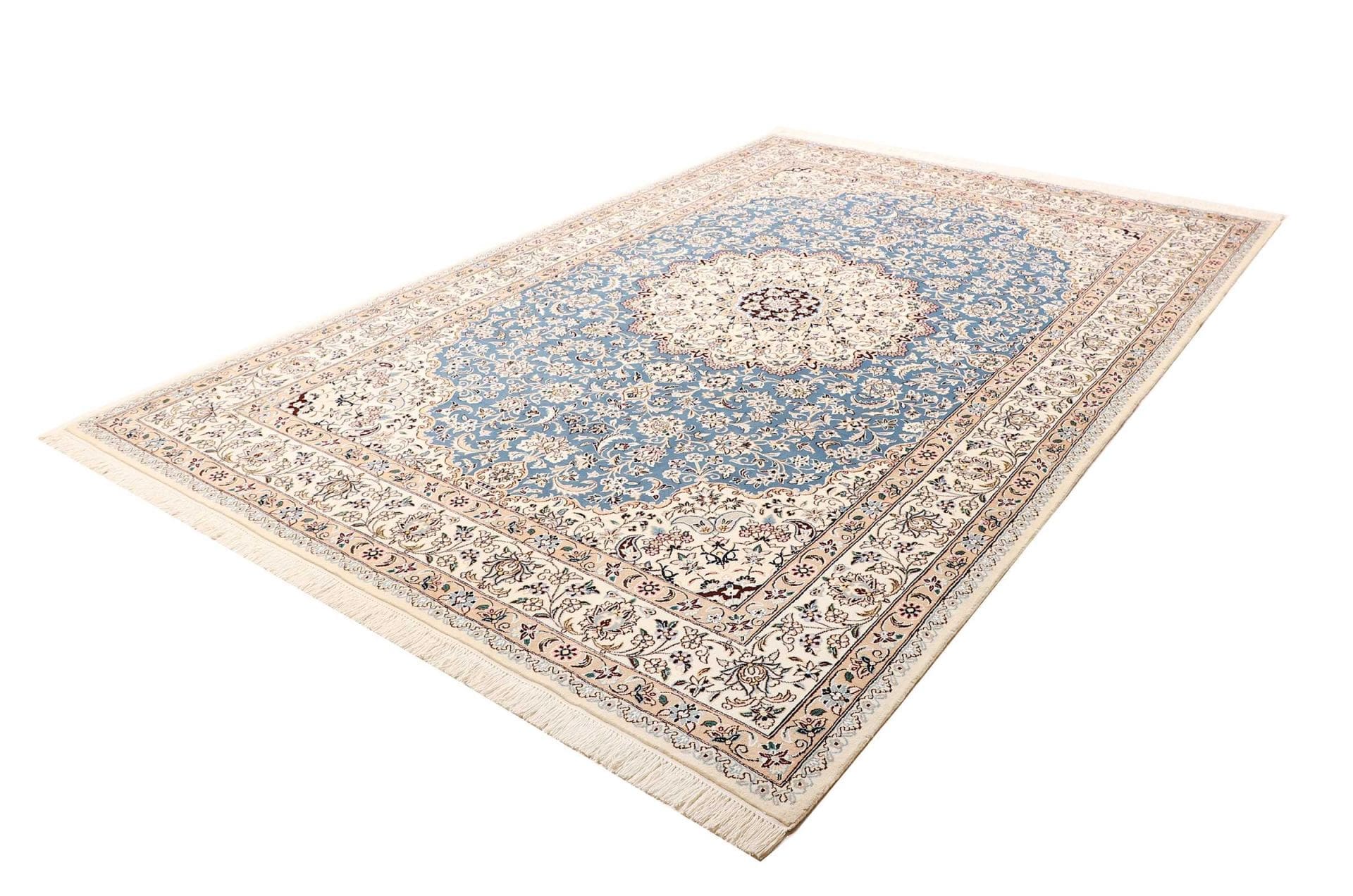 Nain Teppich 213 x 306 cm - Exklusiv Handgeknüpft, Perserteppich H1