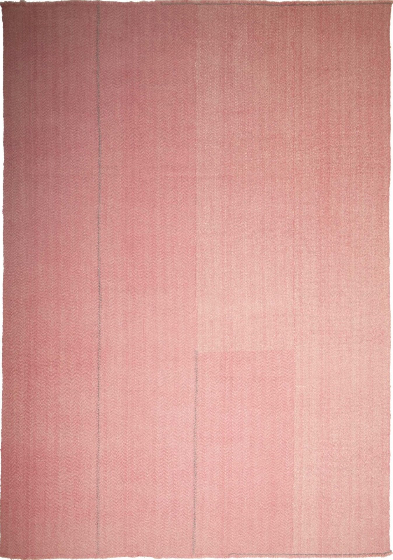 Kelim Teppich 215 x 276 cm, handgewebt, rustikales Flair, bunt