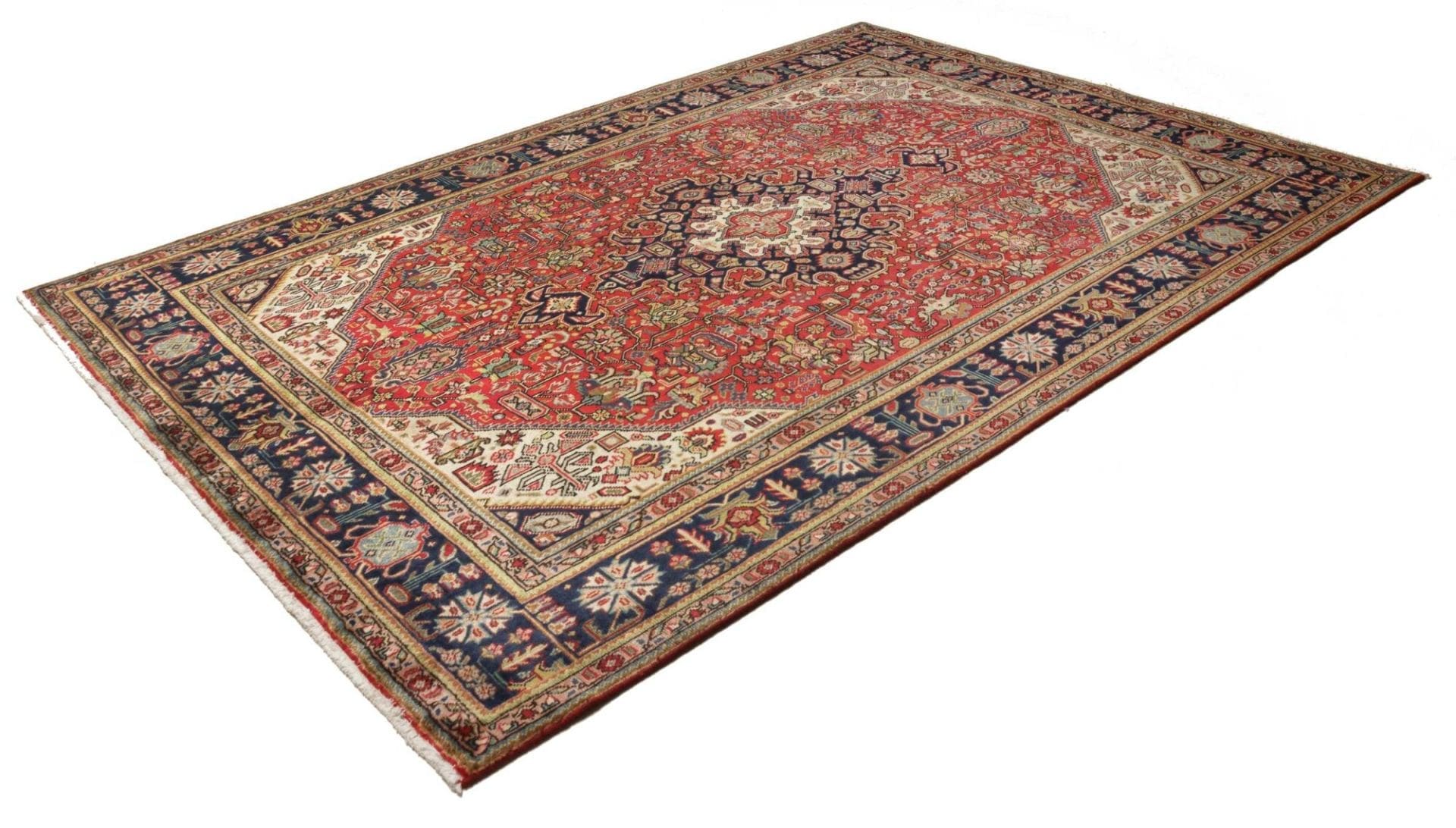 Täbriz Teppich 203 x 298cm, Schurwolle, handgeknüpft, Orientteppich
