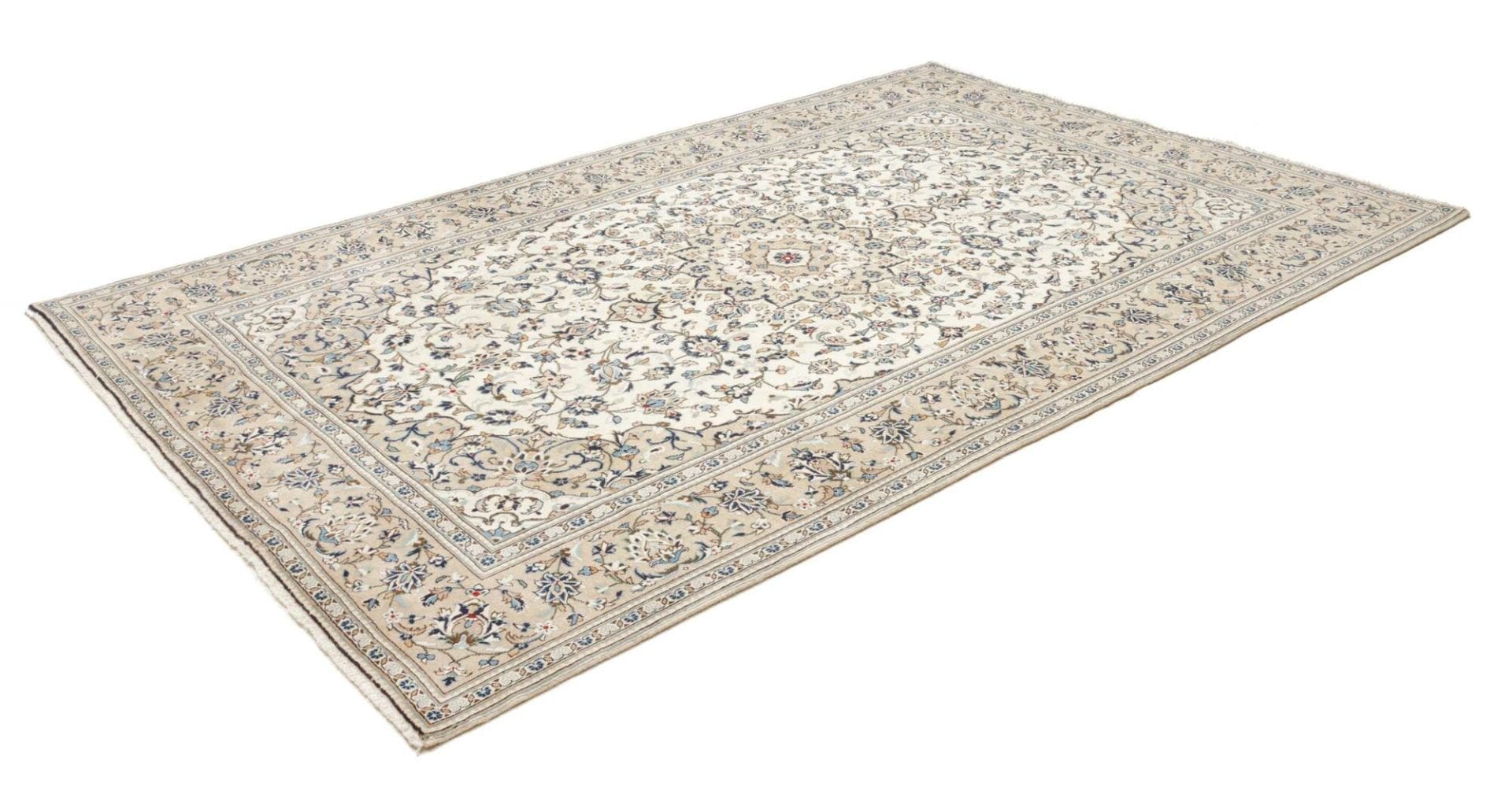 Orientteppich Kashan 201 x 306 cm - Handgeknüpft, Schurwolle