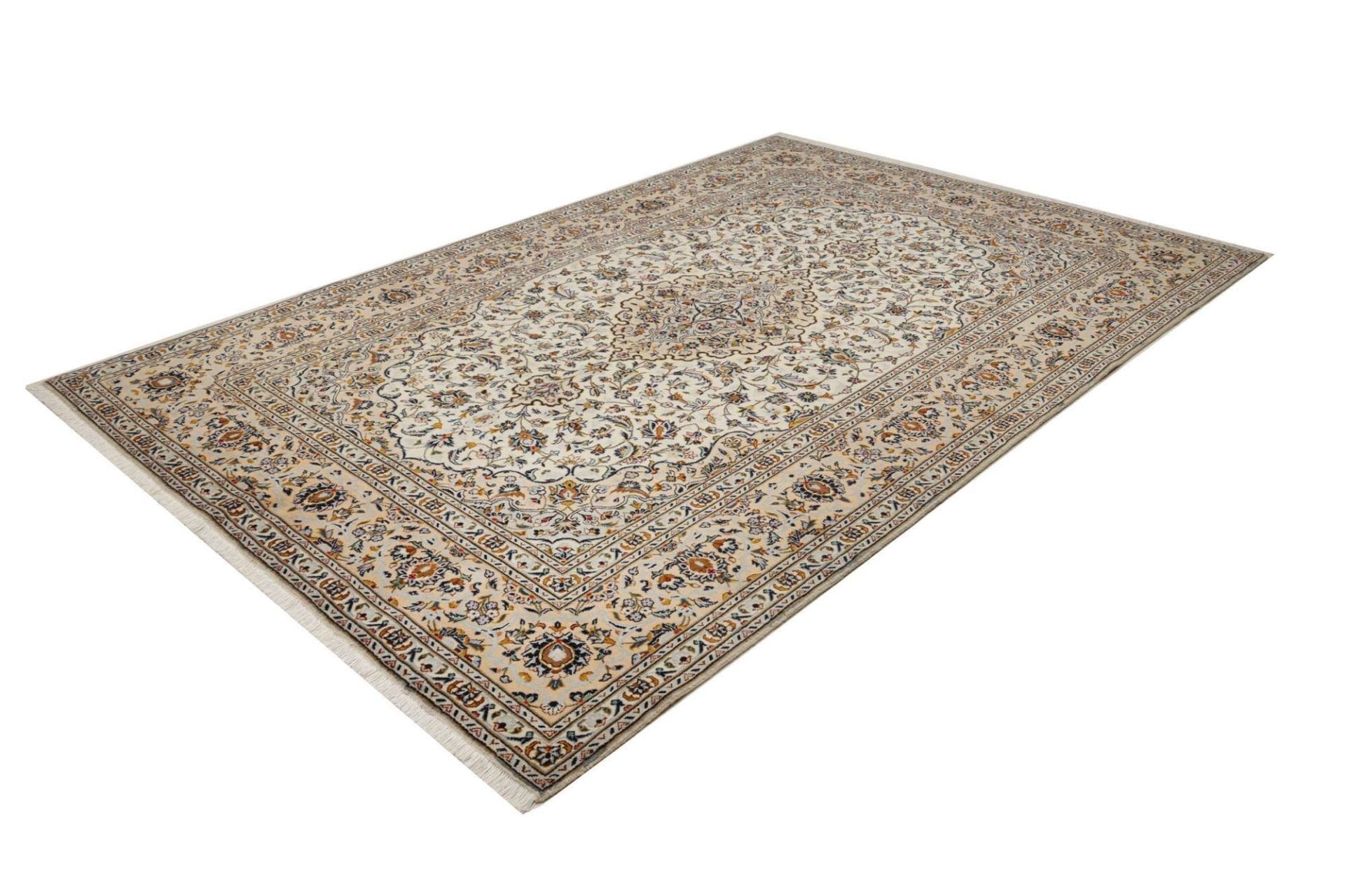 Kashan Teppich 213 x 313 cm, handgeknüpft, Perserteppich