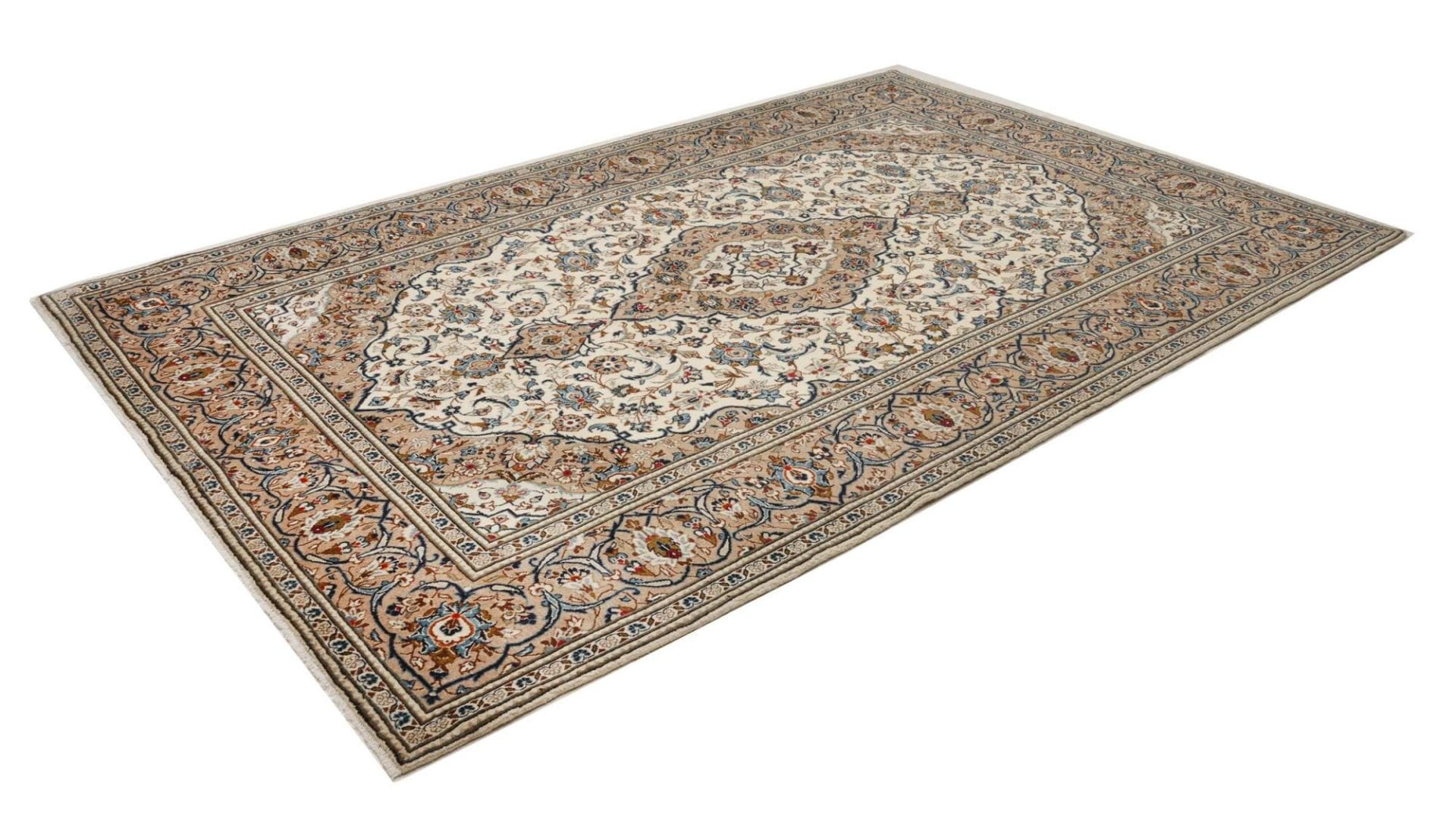 Kashan Teppich 203 x 308 cm – Handgeknüpft, Perserteppich, Wolle