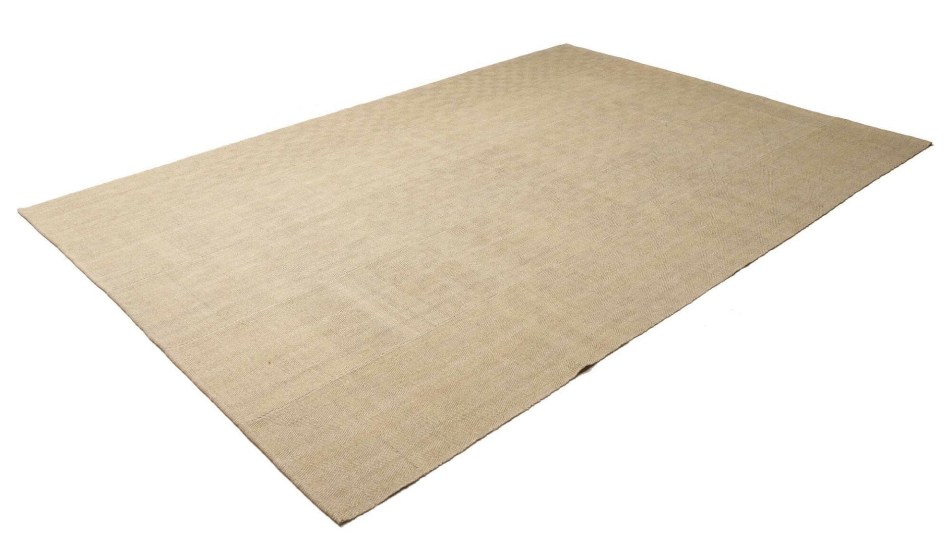Kelim Teppich 211 x 305 cm, handgewebt, rustikales Design