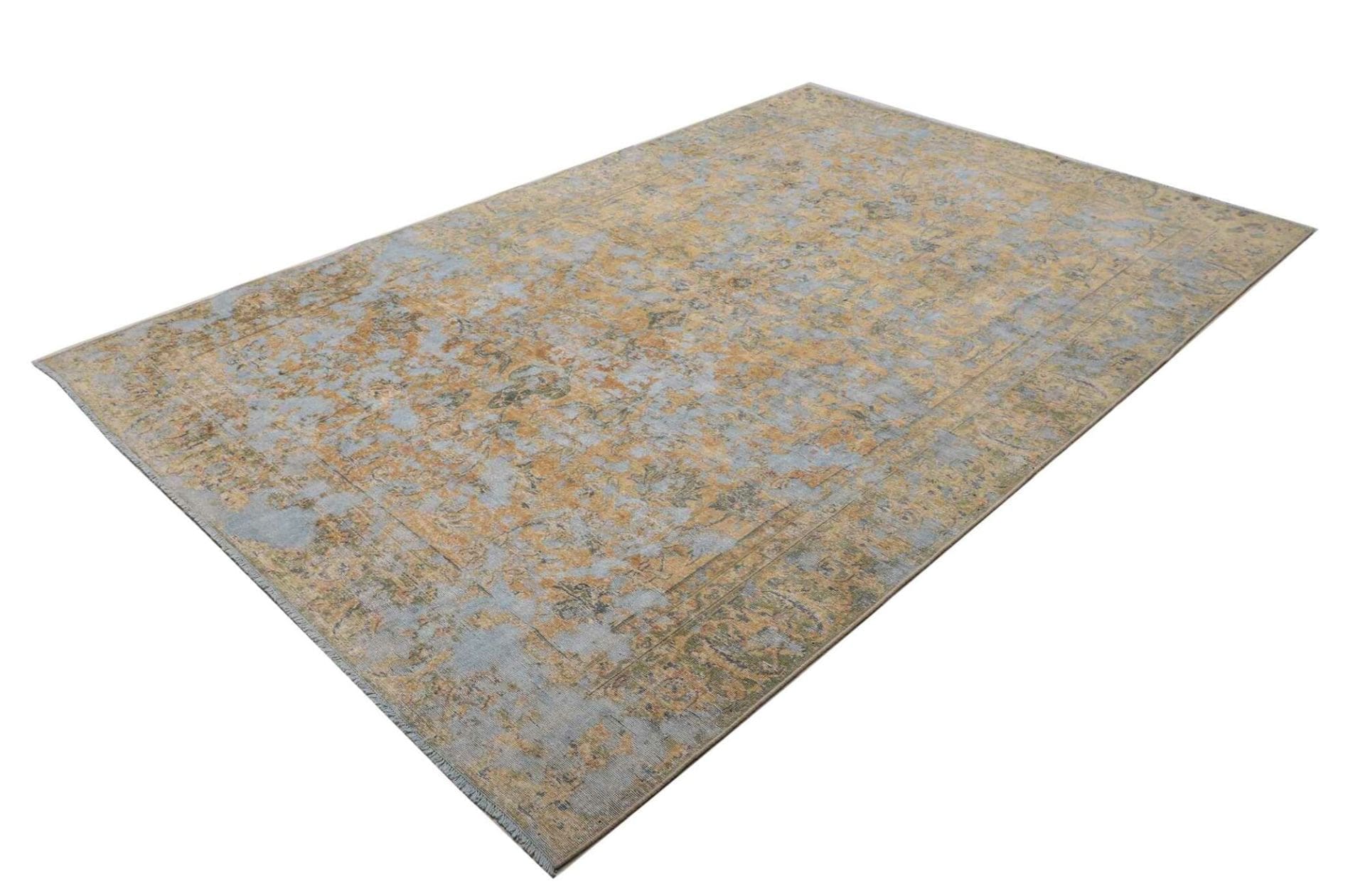 Vintage Orientteppich 197 x 285cm, handgeknüpft, Schurwolle