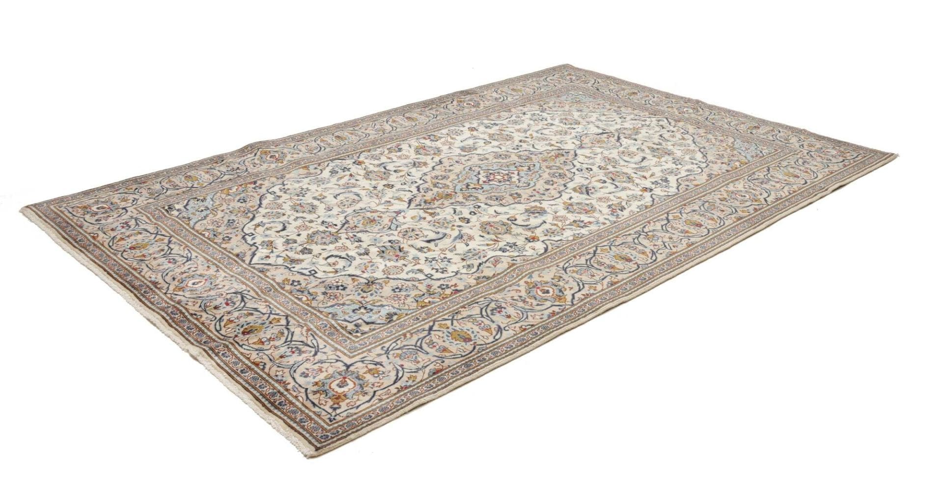 Kashan Teppich 203 x 298 cm – Handgeknüpft, Perserteppich, Wolle