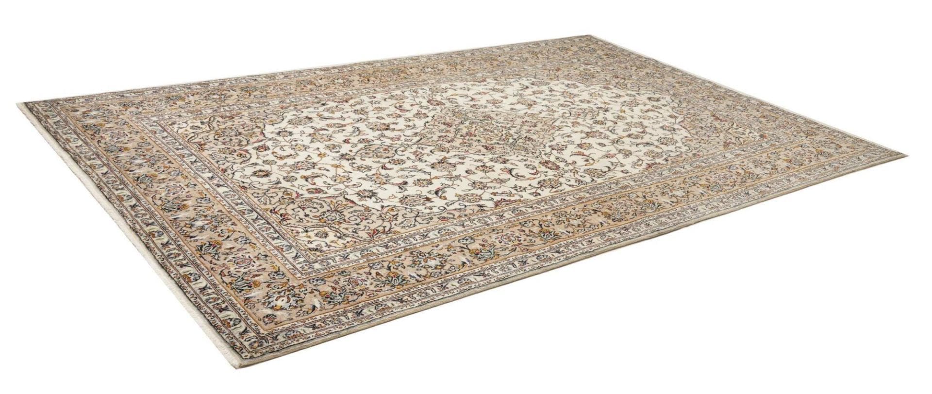 Kashan Teppich 201 x 312 cm, Schurwolle, handgeknüpft, Perserteppich