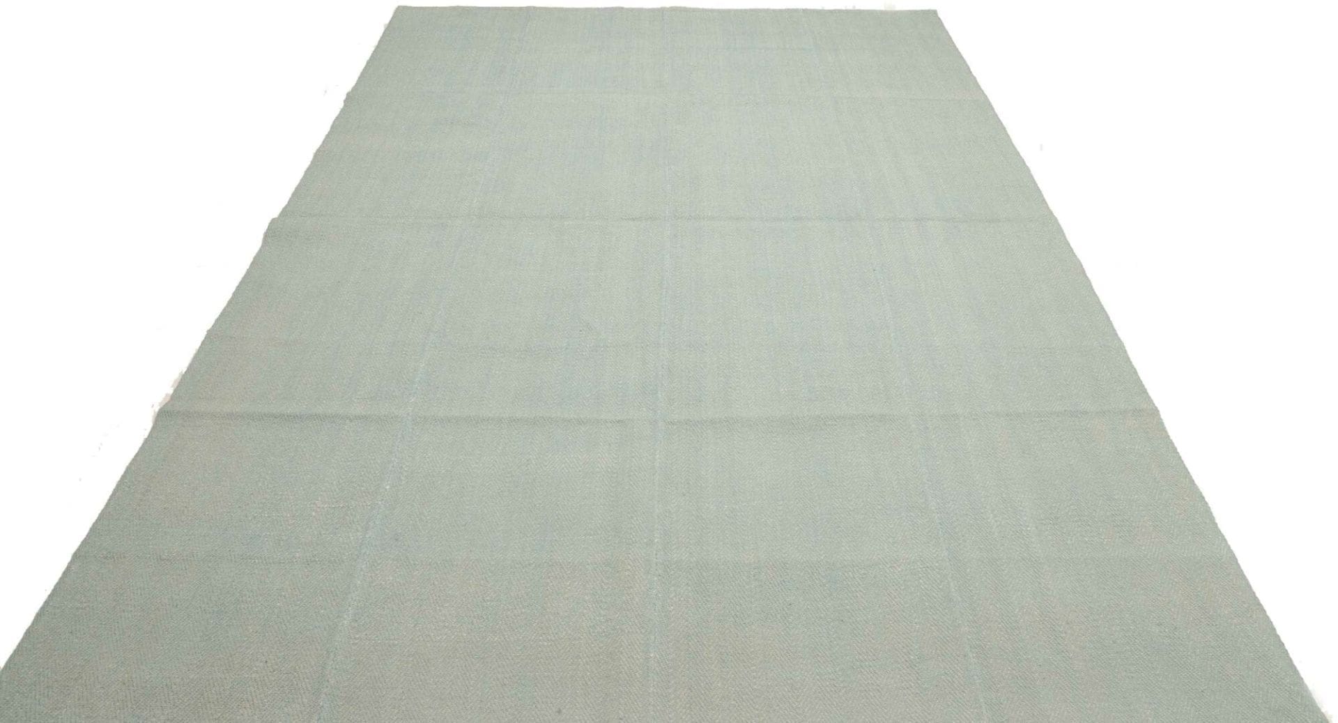 Kelim Teppich 199 x 305cm, handgewebt, rustikales Flair, warm