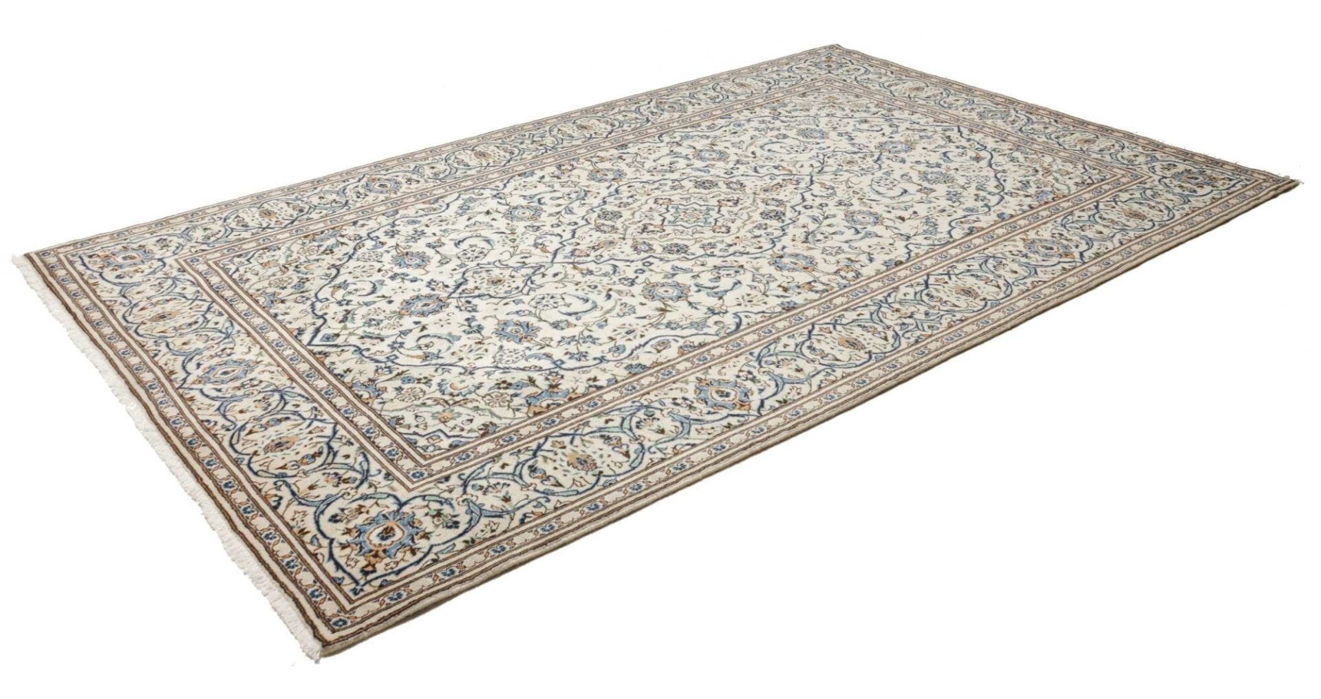 Kashan Teppich 196 x 308 cm, handgeknüpft, Schurwolle, Perserteppich