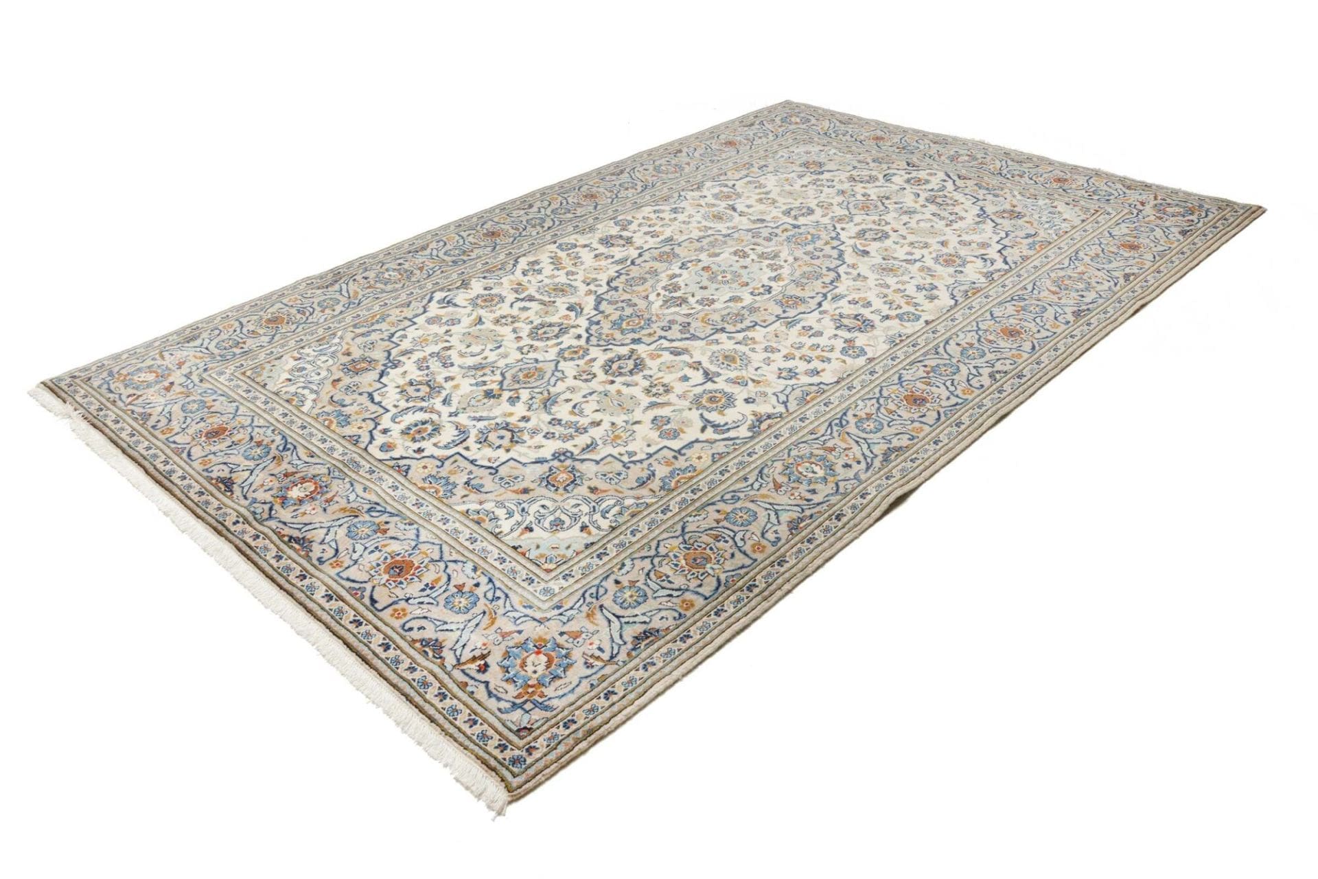 Kashan Teppich 197 x 307 cm - Handgeknüpft, Perserteppich