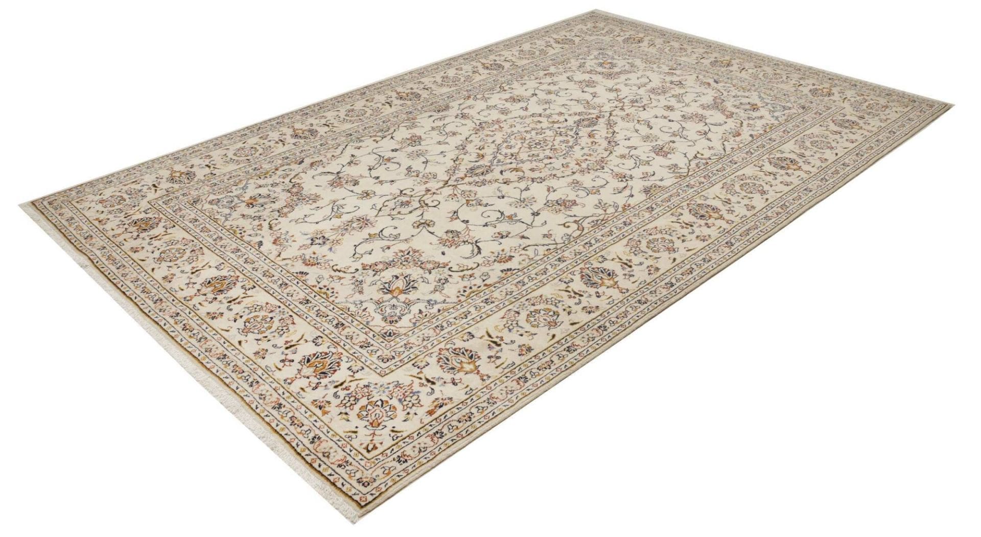 Kashan Teppich 203 x 308cm, handgeknüpft, Perserteppich, Schurwolle